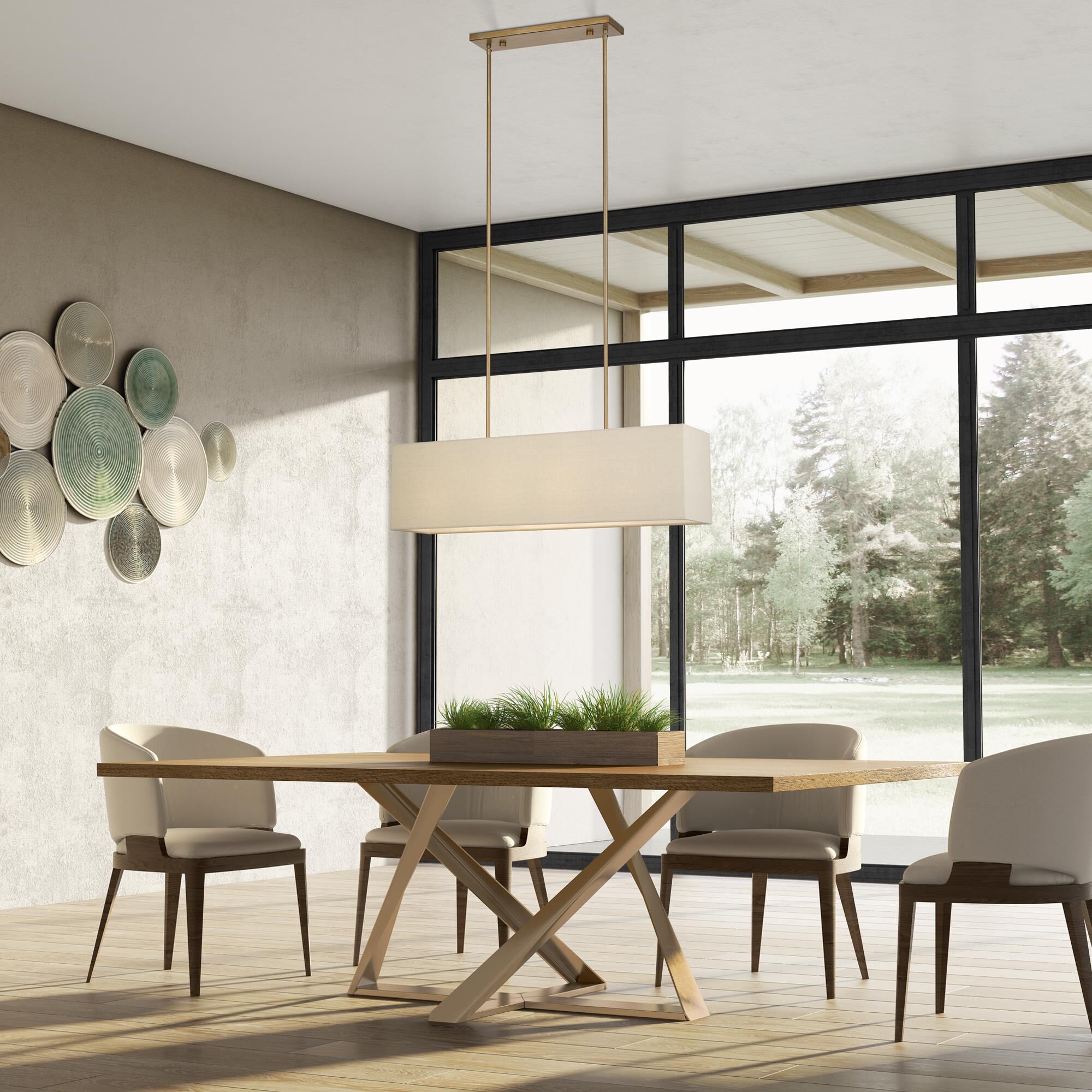 Summit 36 Inch Linear Suspension Light by Livex Lighting