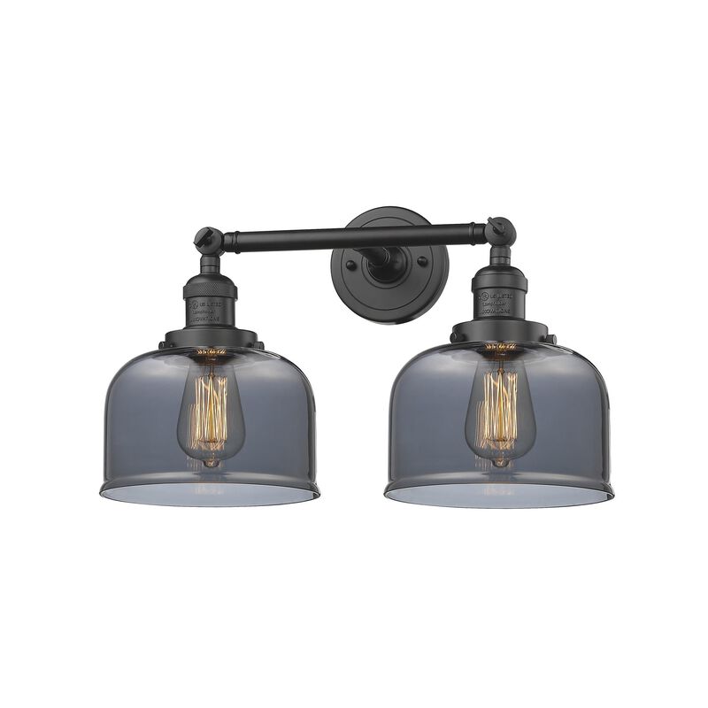 Bruno Marashlian Large Bell 19 Inch 2 Light Bath Vanity Light by Innovations Lighting