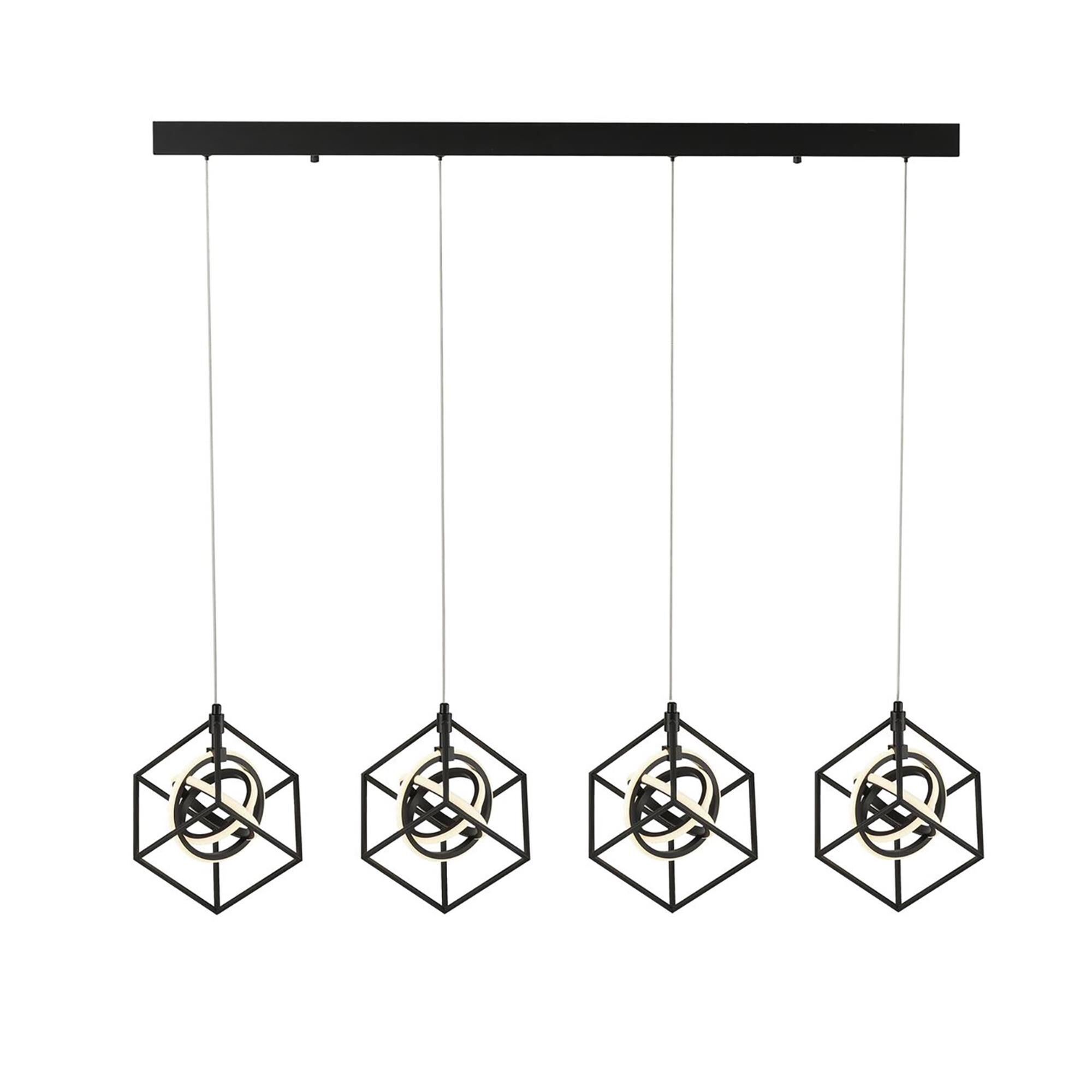 Tulip 28 Inch 12 Light Linear Suspension Light by Artcraft