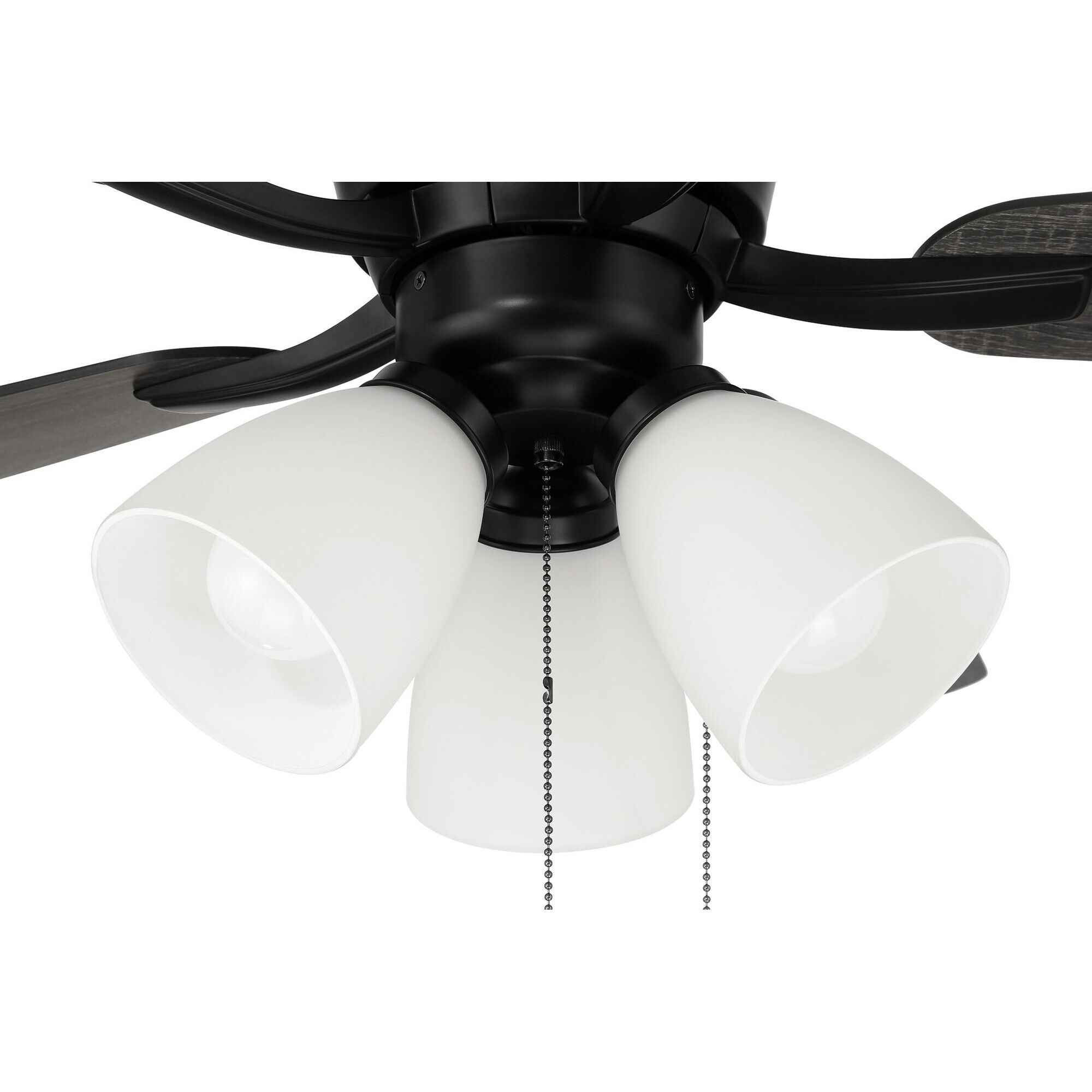 Wheeler 52 3-Light 52 Inch Flush Mount Fan with Light Kit,