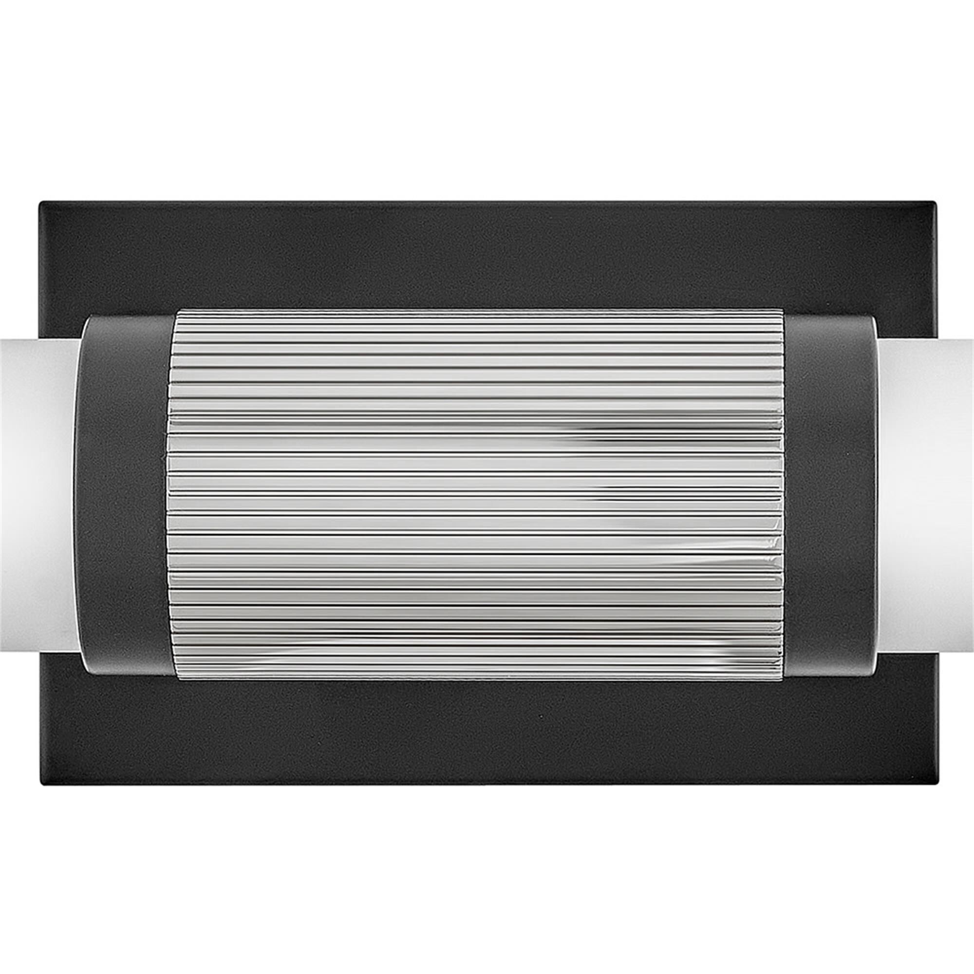 Shown in Black with Chrome Accents finish and Etched Opal glass