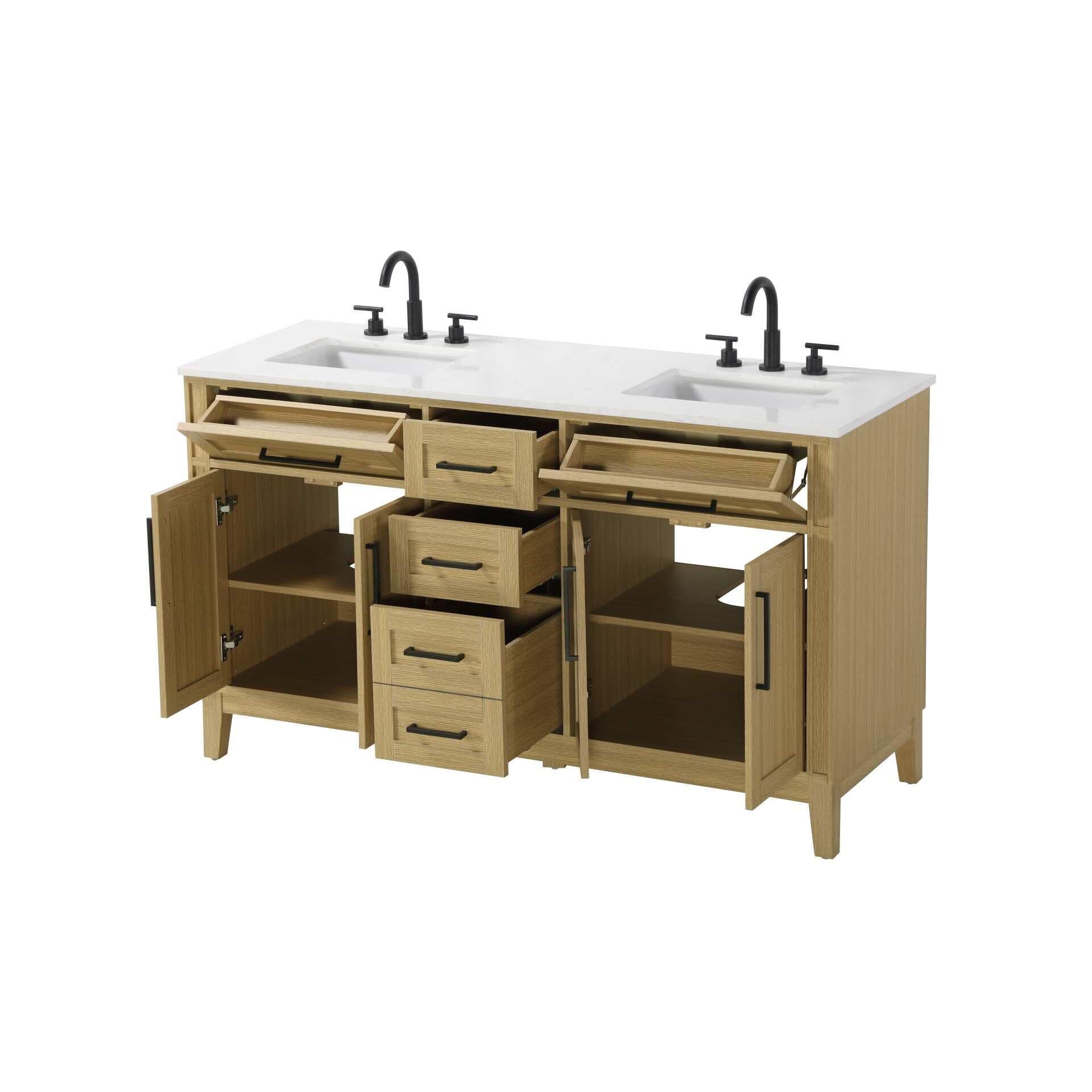 Virginia 60 Inch Bath Vanity by Elegant Decor