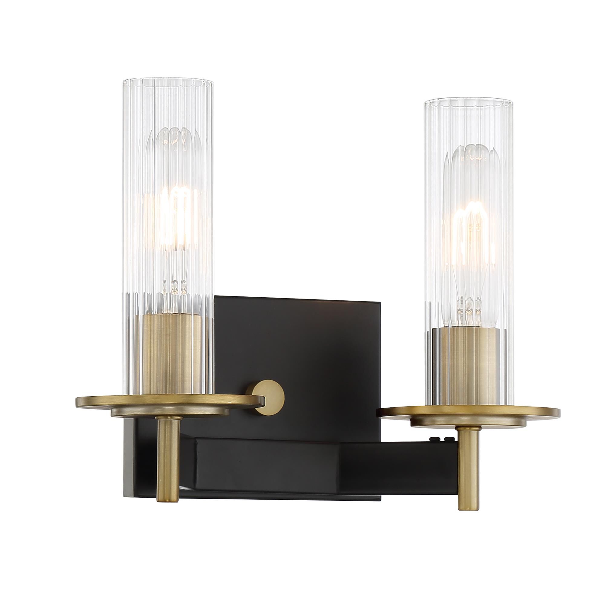 Shown in Coal and Soft Brass Finish finish