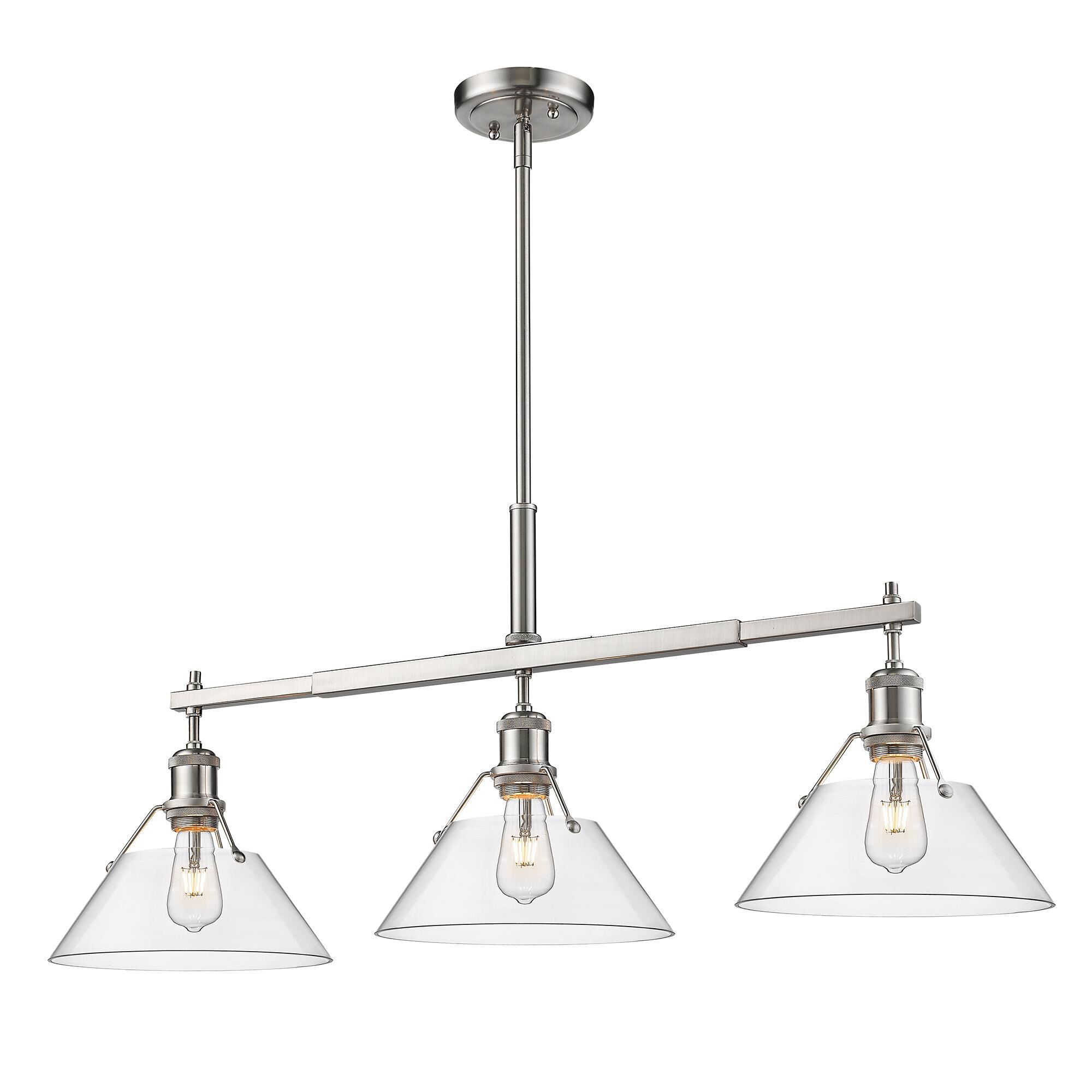 Orwell 36 Inch Linear Suspension Light by Golden Lighting