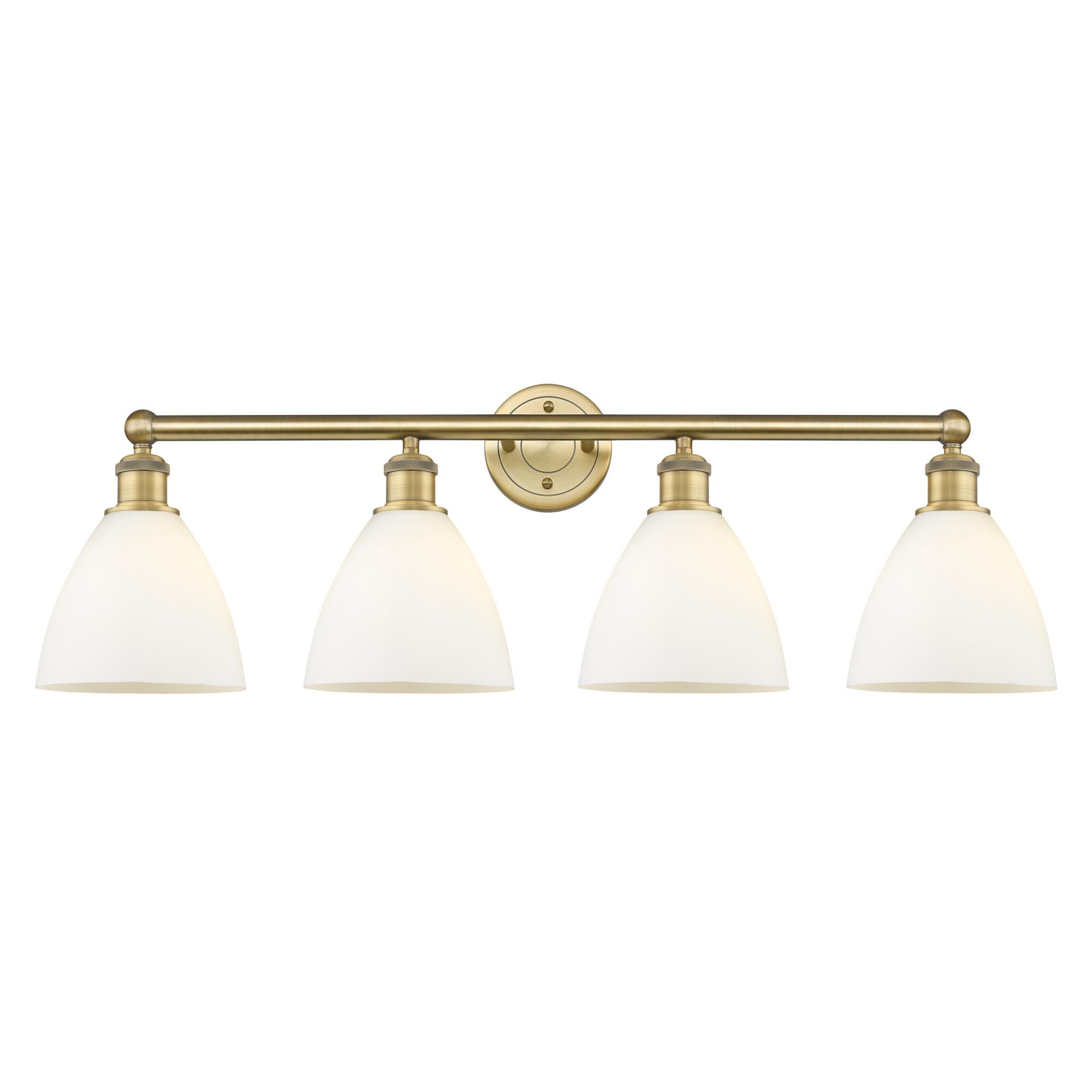 Bruno Marashlian Bristol Glass 34 Inch 4 Light Bath Vanity Light by Innovations Lighting