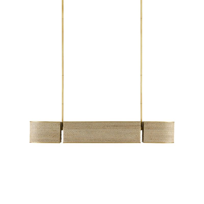 Tenby Medium Linear Chandelier by Currey & Company