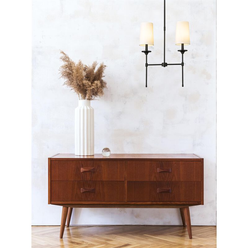 Emily 19 Inch 2 Light Linear Suspension Light by Z-Lite