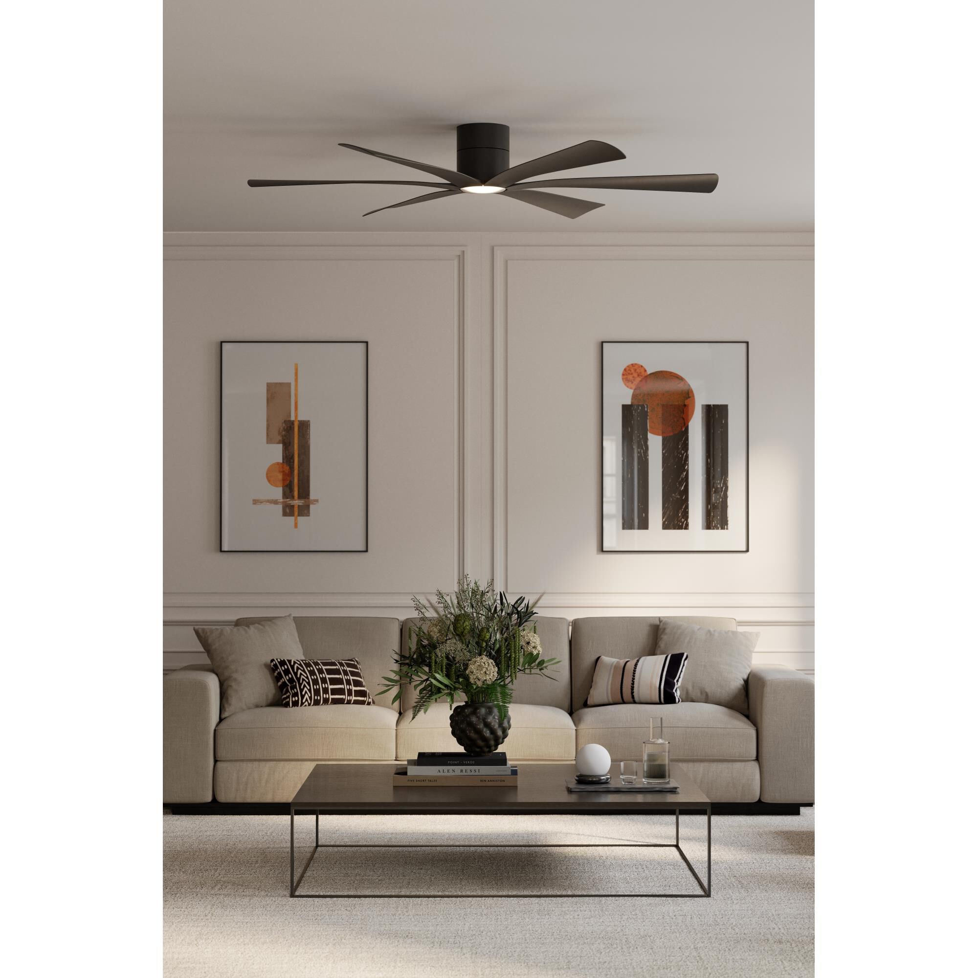 Brisano 65 Inch Flush Mount Fan,