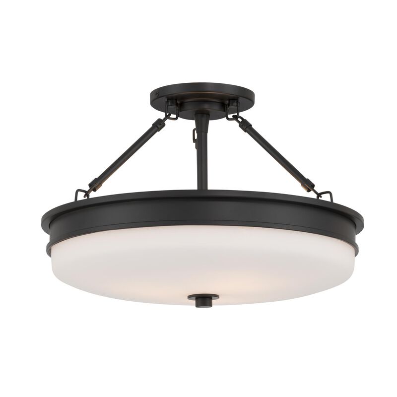 Halora 15 Inch Semi Flush Mount by Minka Lavery