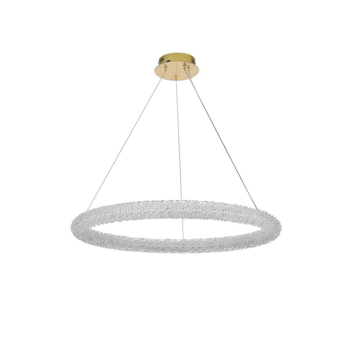 Bowen 32 Inch Chandelier by Elegant Lighting