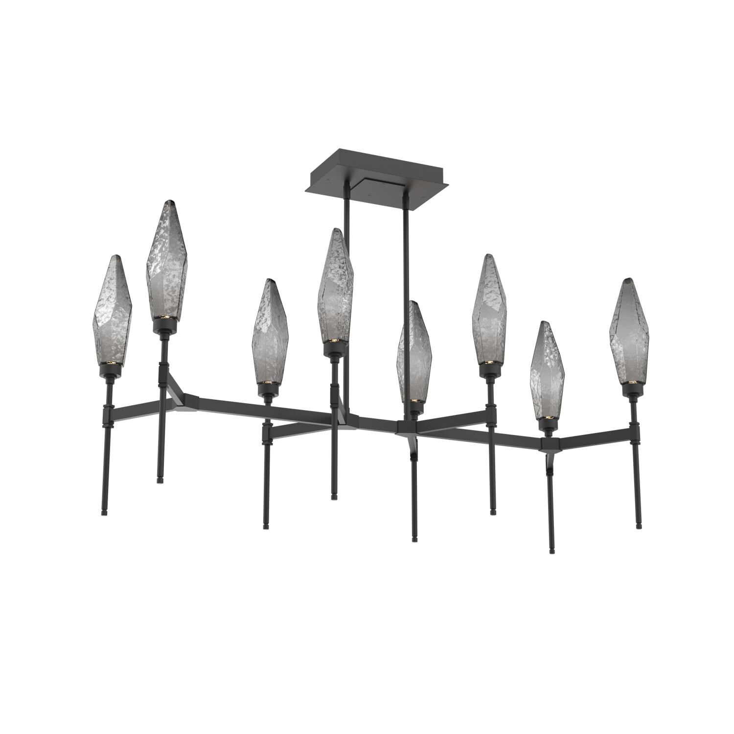 Shown in Matte Black finish and Smoke glass