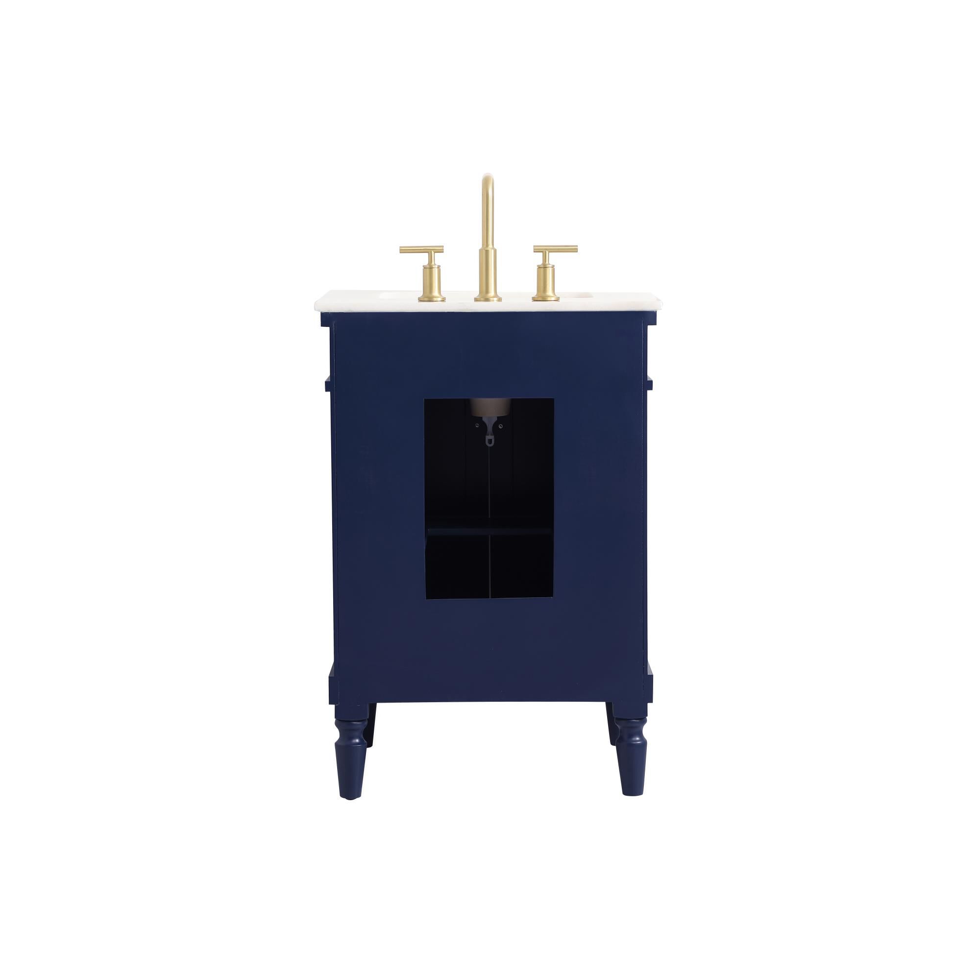 Shown in Blue finish