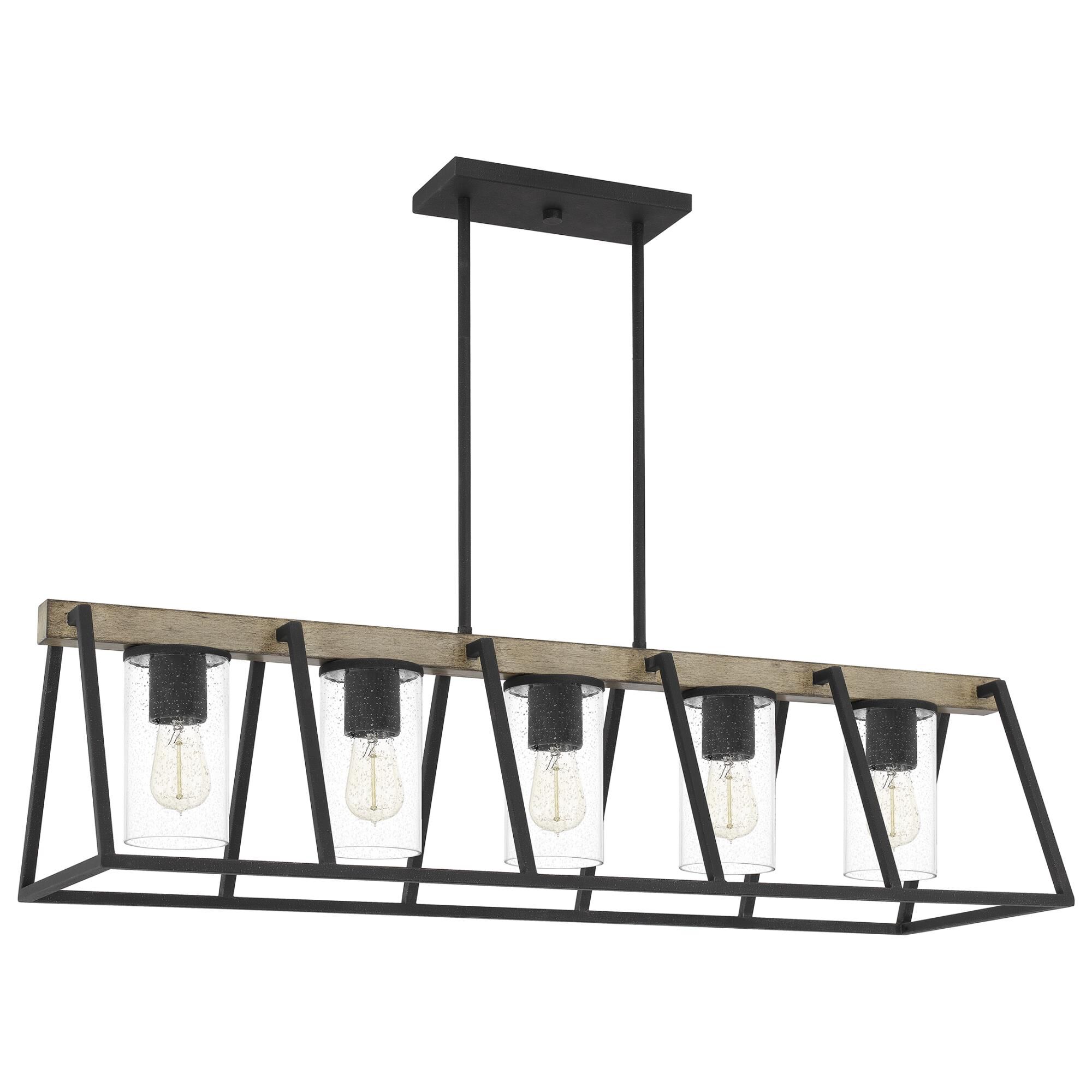Brockton 42 Inch 5 Light Linear Suspension Light by Quoizel