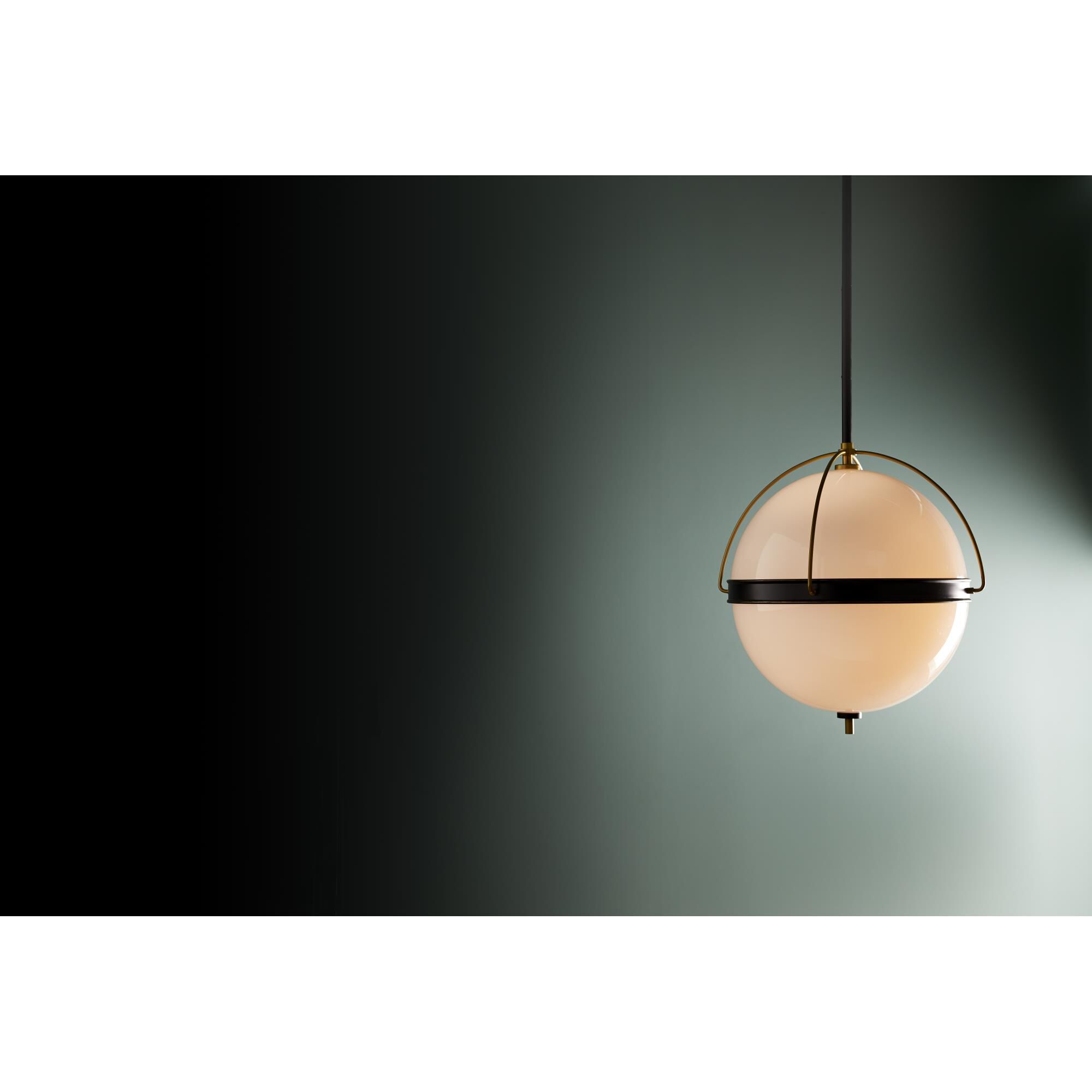 Shown in Bronze and Antique Brass finish and Opal glass