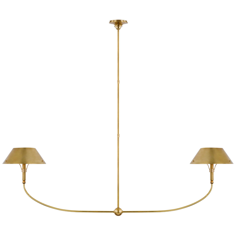 Thomas O'Brien Turlington 68 Inch 2 Light LED Linear Suspension Light by Visual Comfort Signature Collection