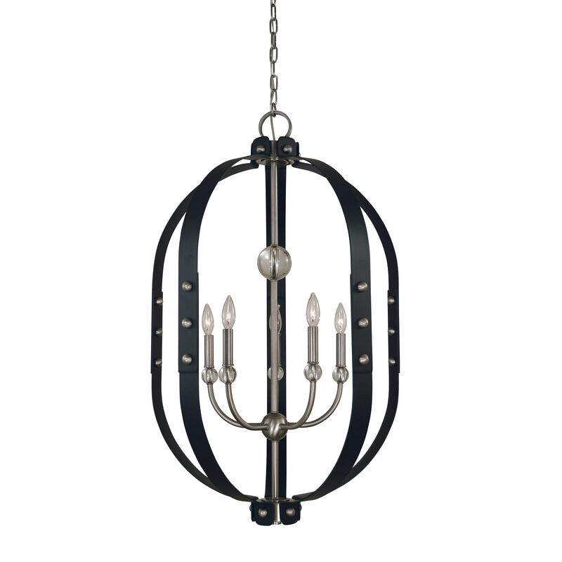 Urban Craftsman 24 Inch 5 Light Chandelier by Framburg