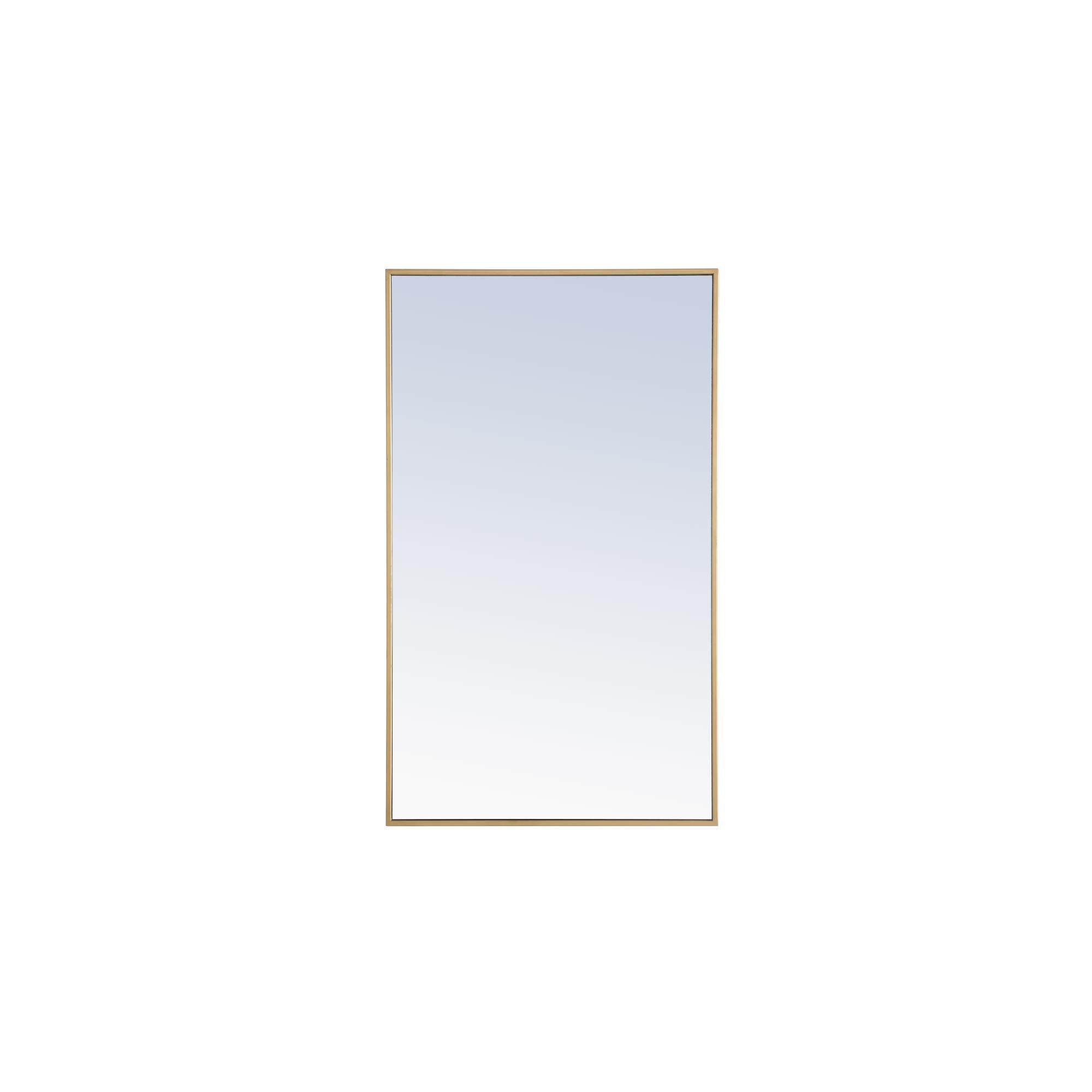 Shown in Brass finish and Clear Mirror Beveled glass