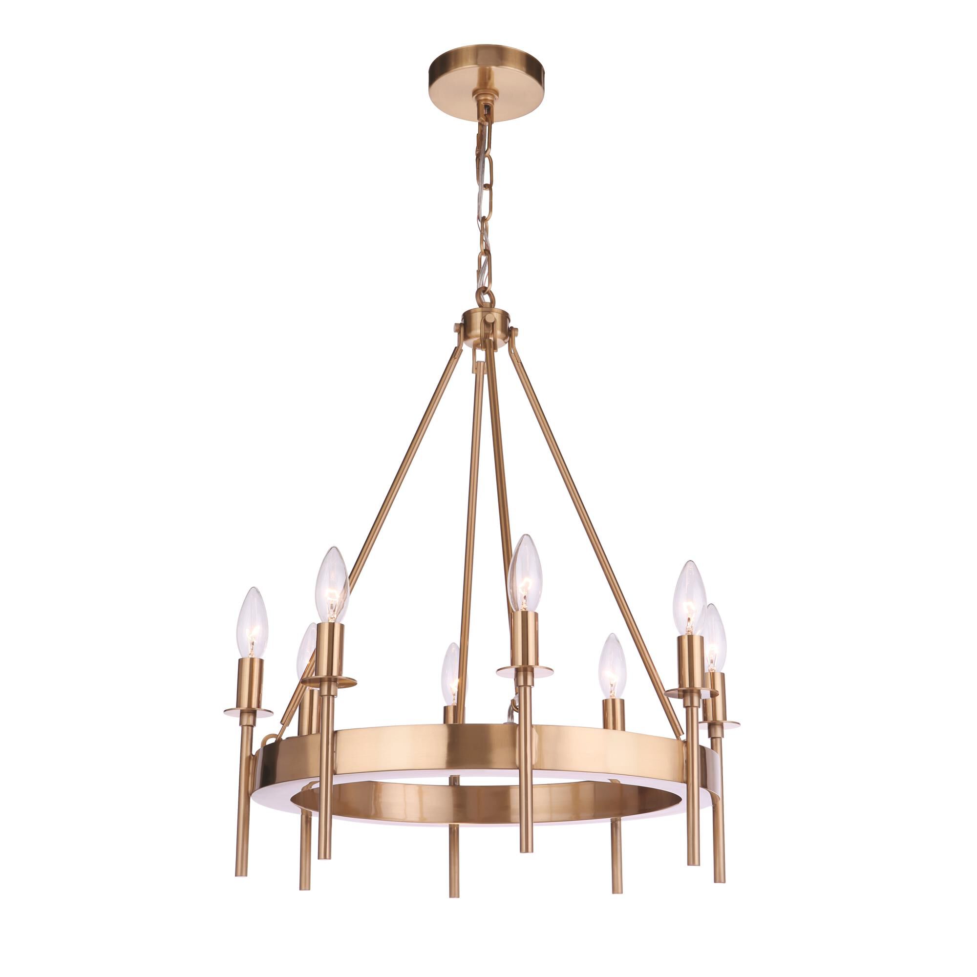 Shown in Satin Brass finish