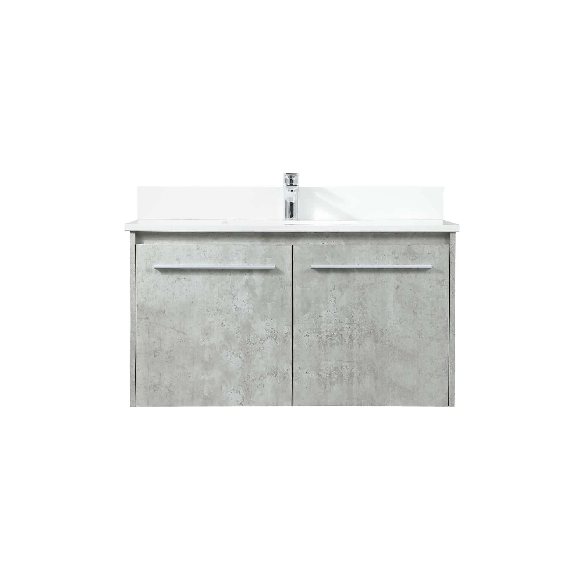 Shown in Concrete Grey finish