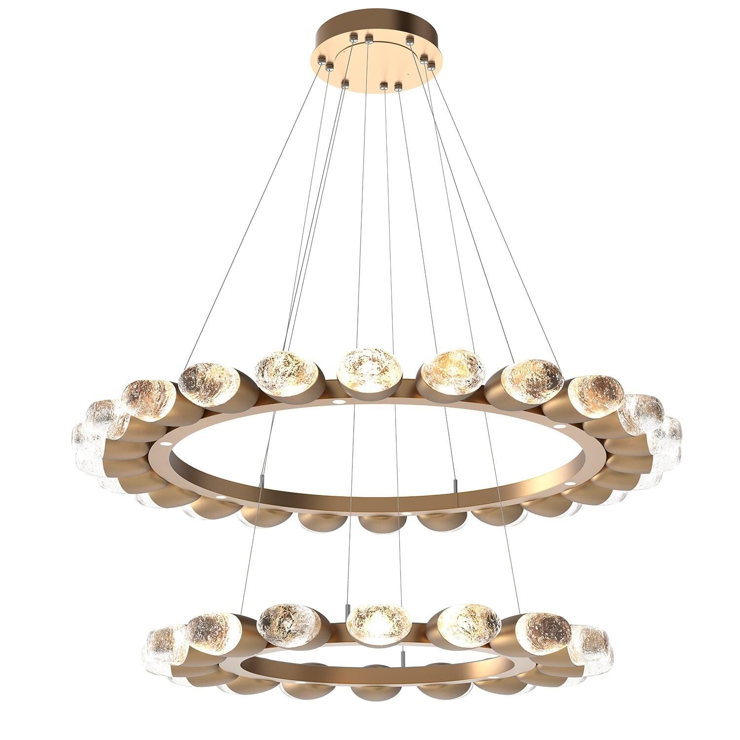 Pebble Chandelier by Hammerton Studio