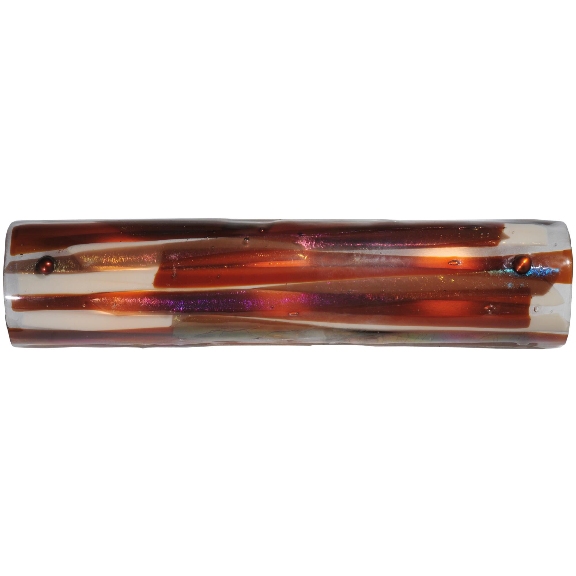Shown with Amber-Beige-Smoke-Iridescent Clear glass