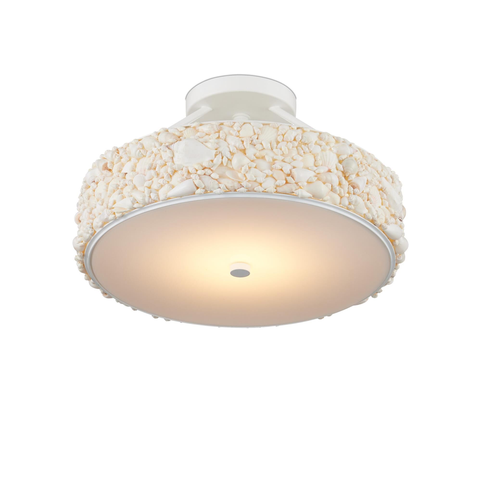 Turbinella 19 Inch Semi Flush Mount,
