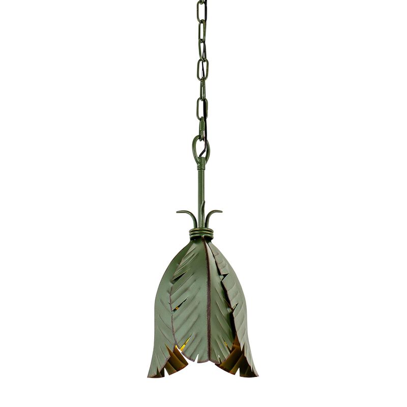 Ron Henderson Banana Leaf Mini Pendant by Varaluz