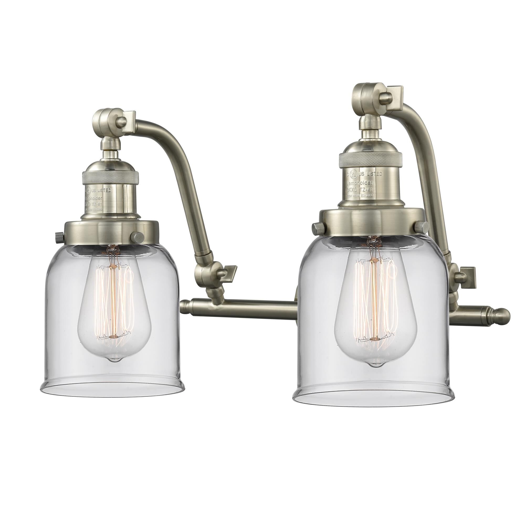 Bruno Marashlian Small Bell 18 Inch 2 Light Bath Vanity Light by Innovations Lighting
