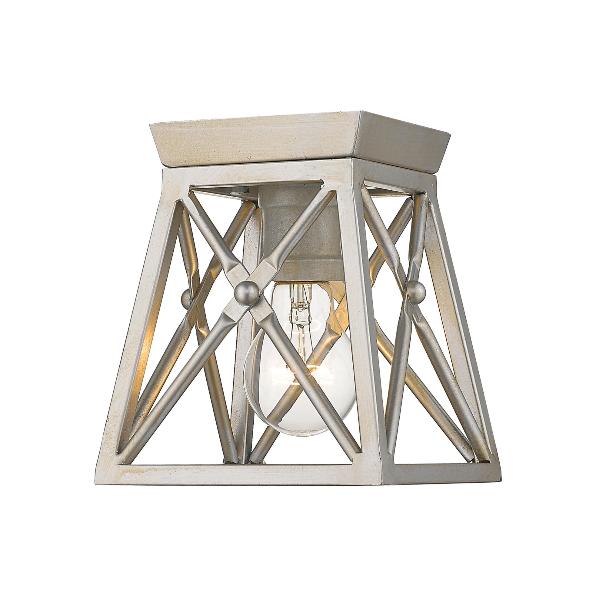 Trestle 6 Inch 1 Light Flush Mount by Z-Lite