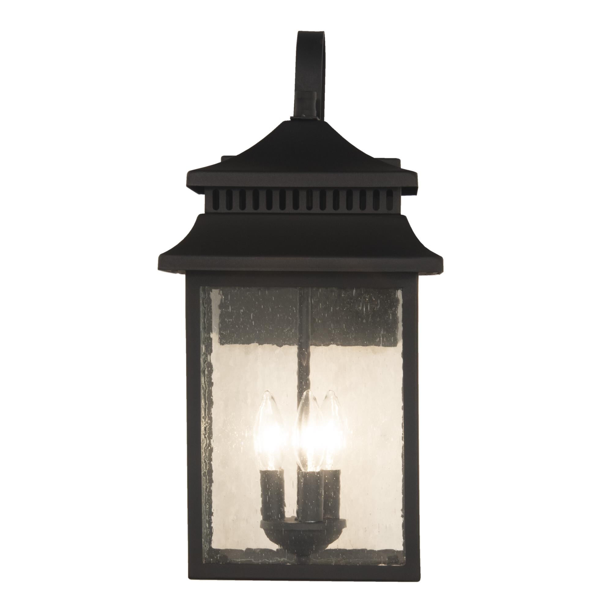 Crossbend 20 Inch Tall 3 Light Outdoor Wall Light by Craftmade