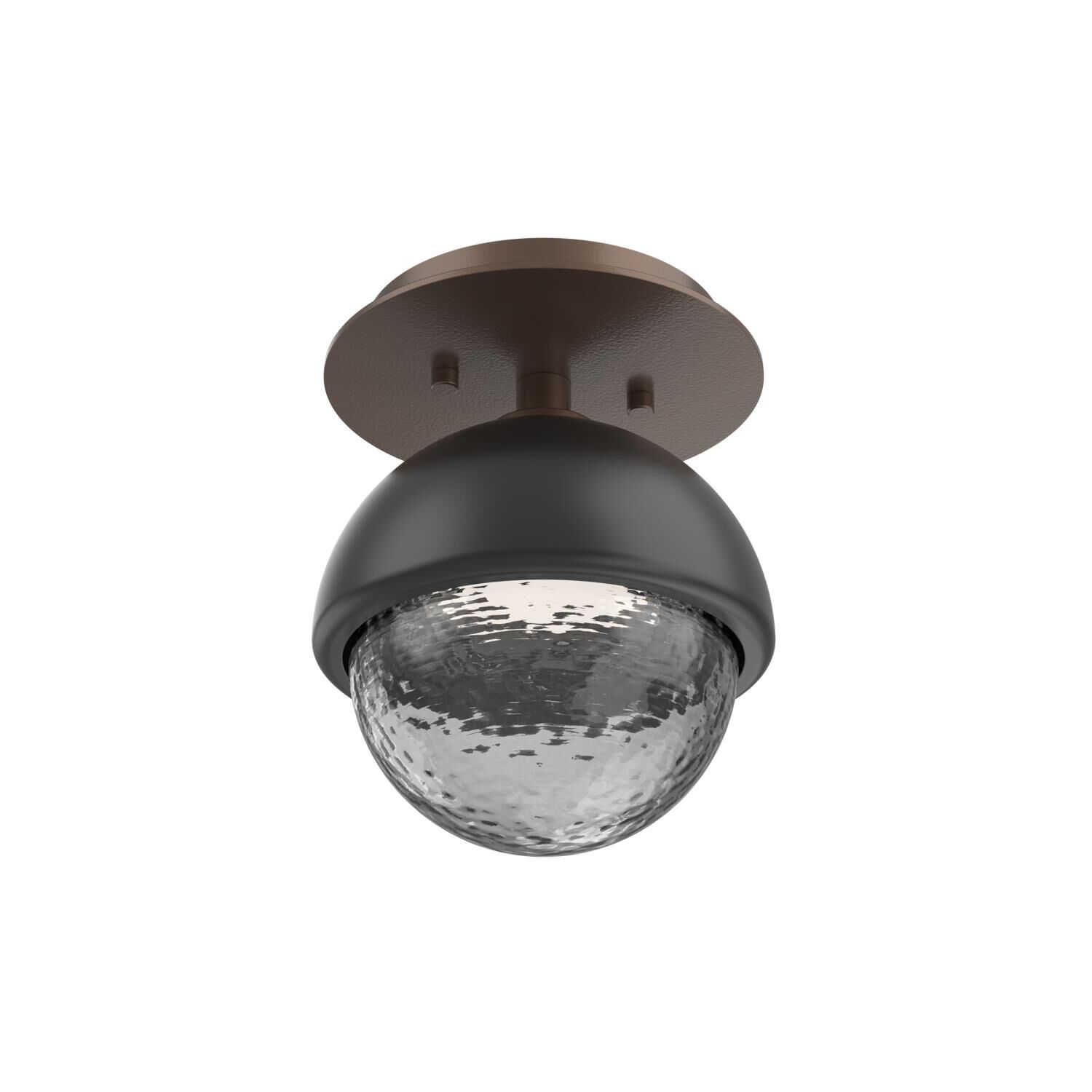 Shown in Burnished Bronze finish and Smoke glass and Matte Black accent