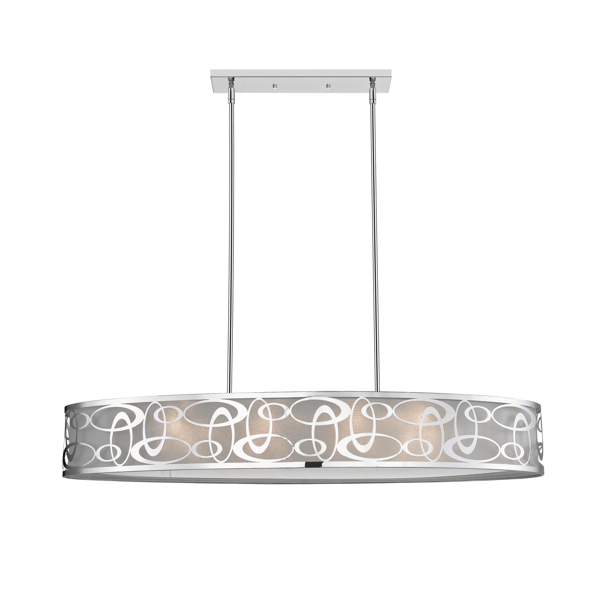 Opal 55 Inch 8 Light Linear Suspension Light by Z-Lite