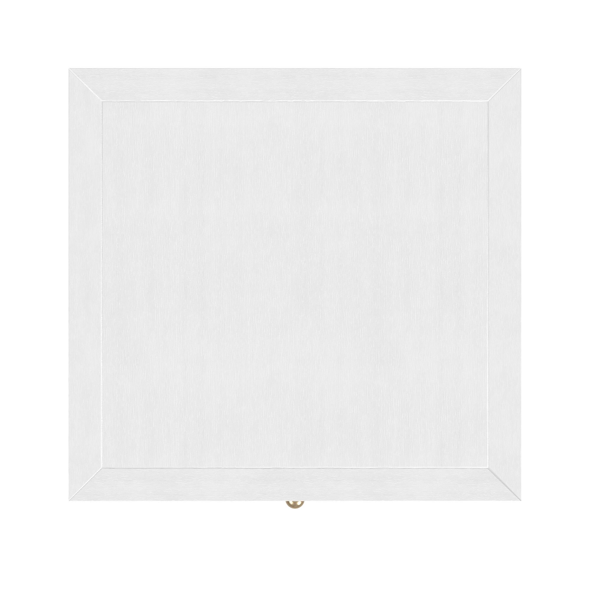 Shown in White finish