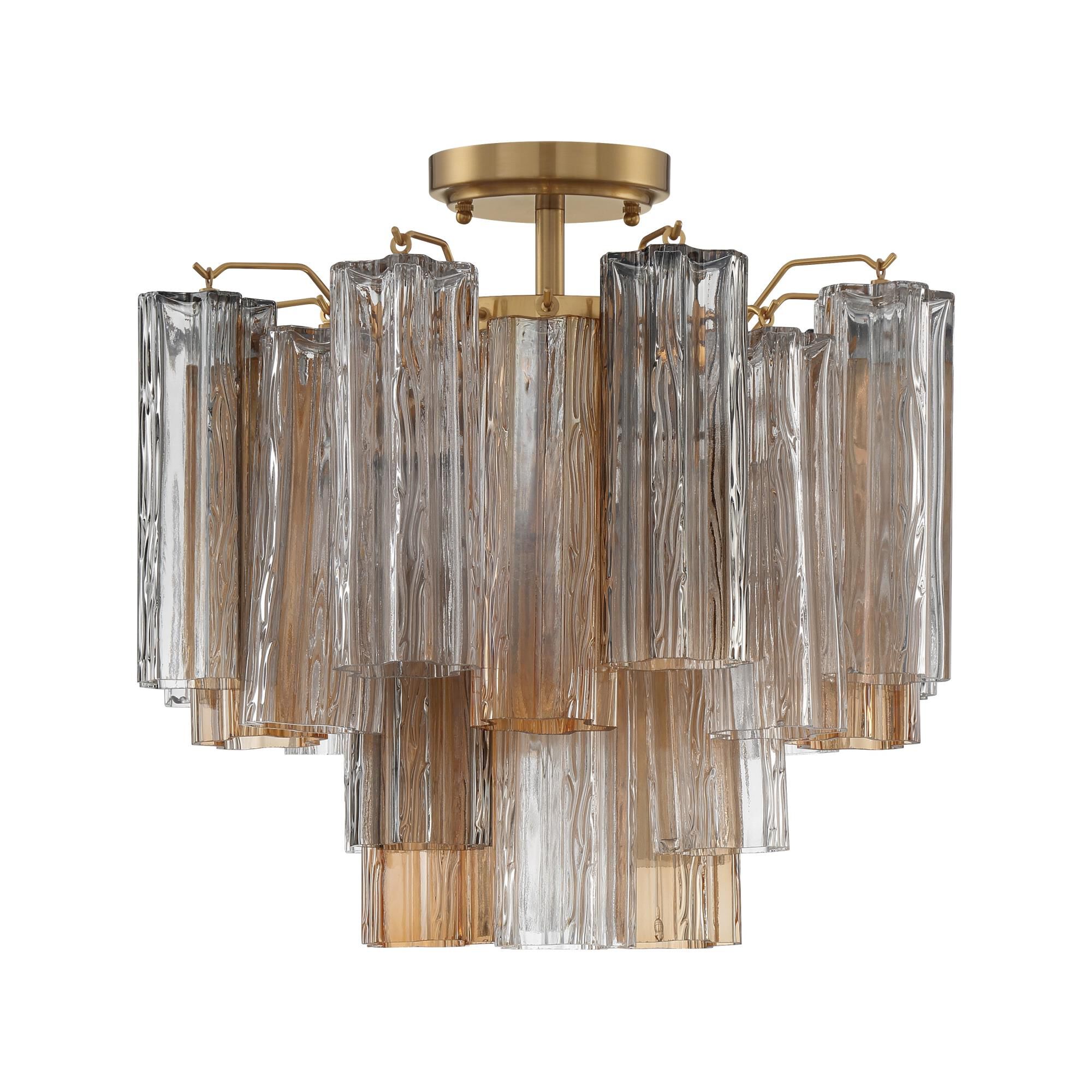 Addis 18 Inch Semi Flush Mount by Crystorama