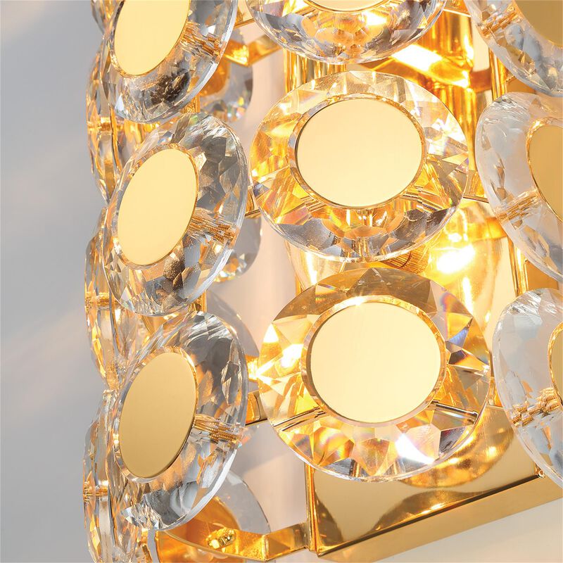 Perrene Medium 2 Light Wall Sconce by Eurofase Lighting