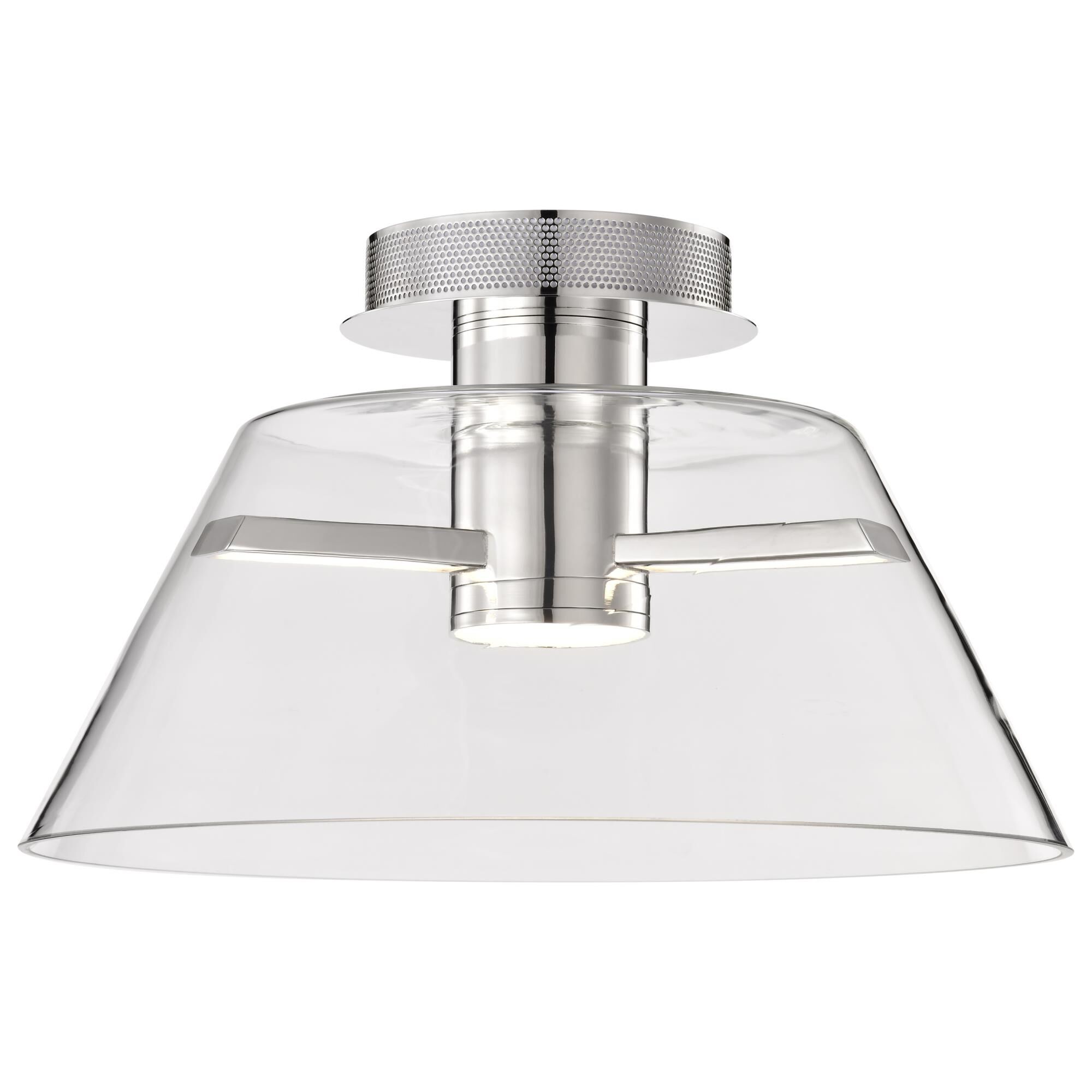 Edmond 17 Inch Semi Flush Mount by Nuvo Lighting