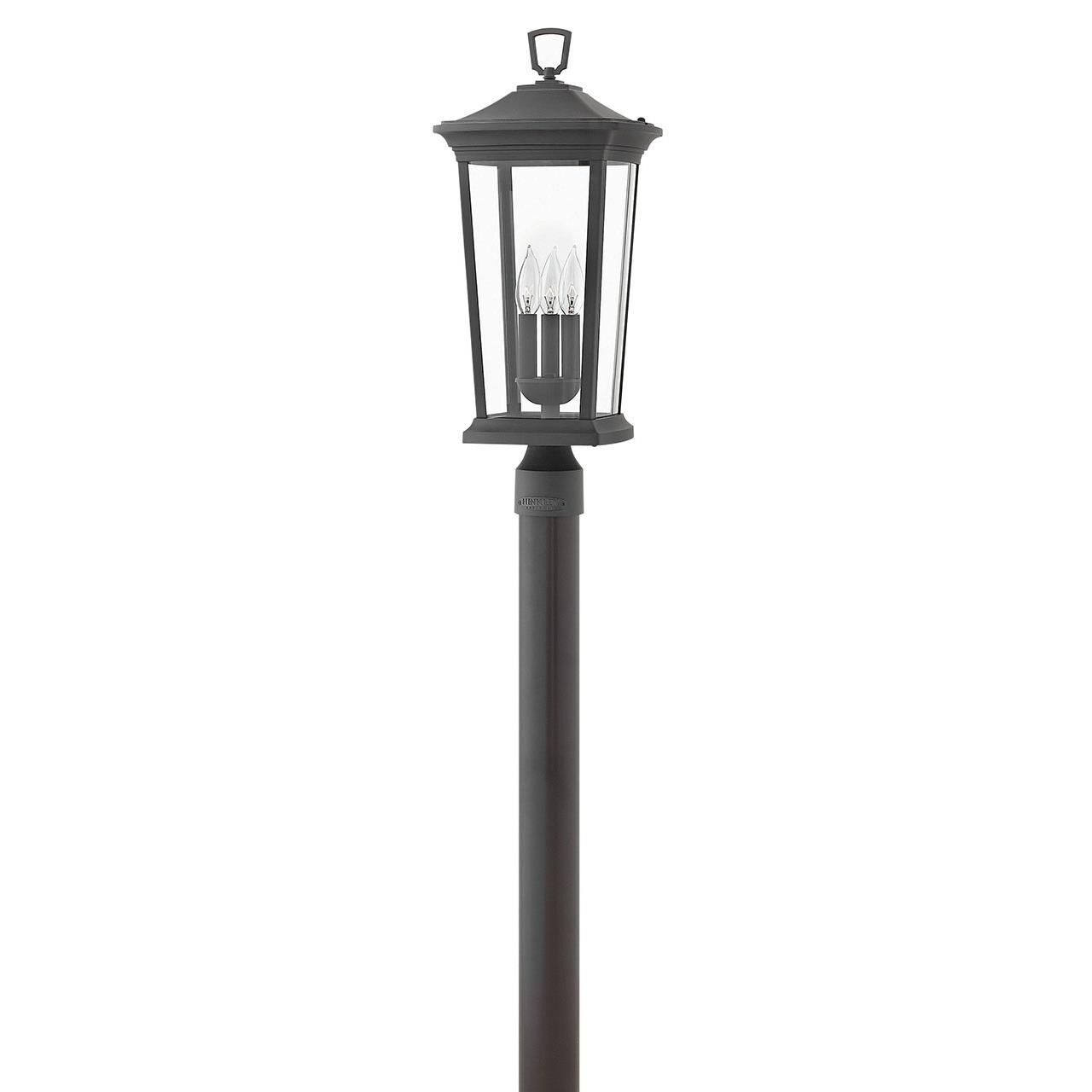Bromley 22 Inch Tall 3 Light LED Outdoor Post Lamp by Hinkley Lighting