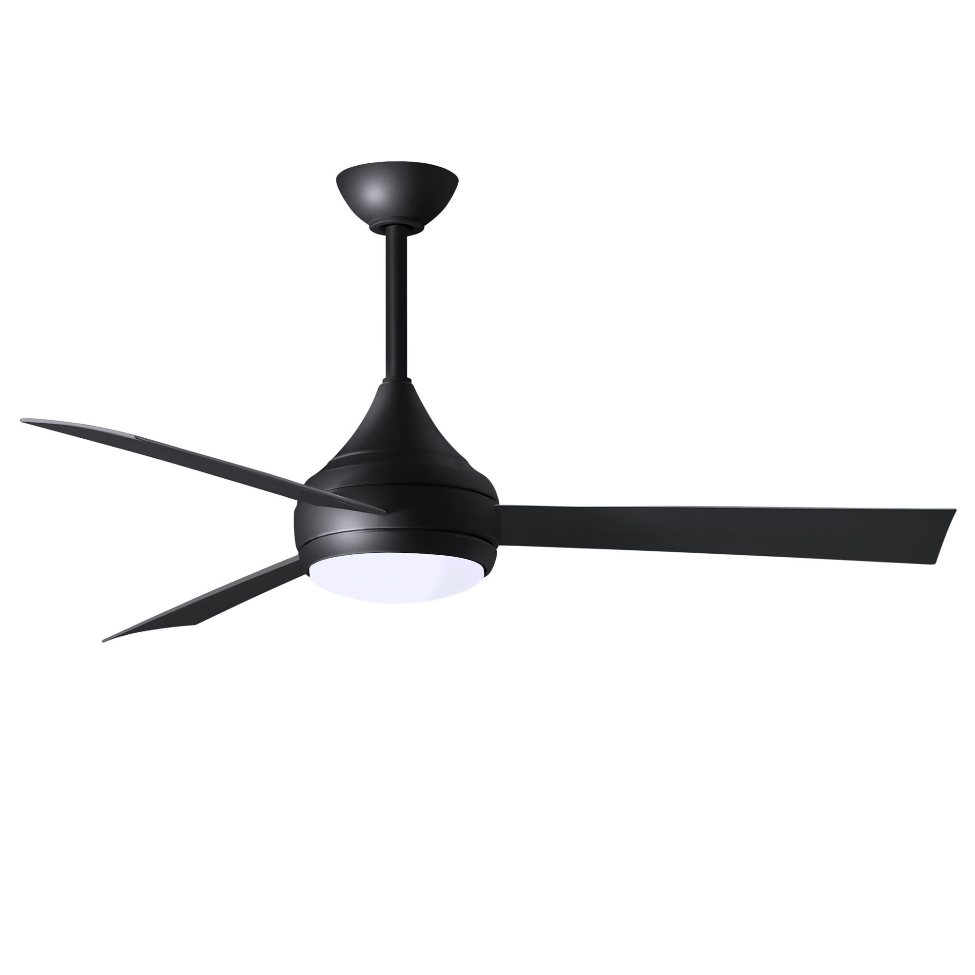 Donaire Outdoor Coastal Wet Rated 52 Inch Ceiling Fan with Light Kit by Matthews Fan Company