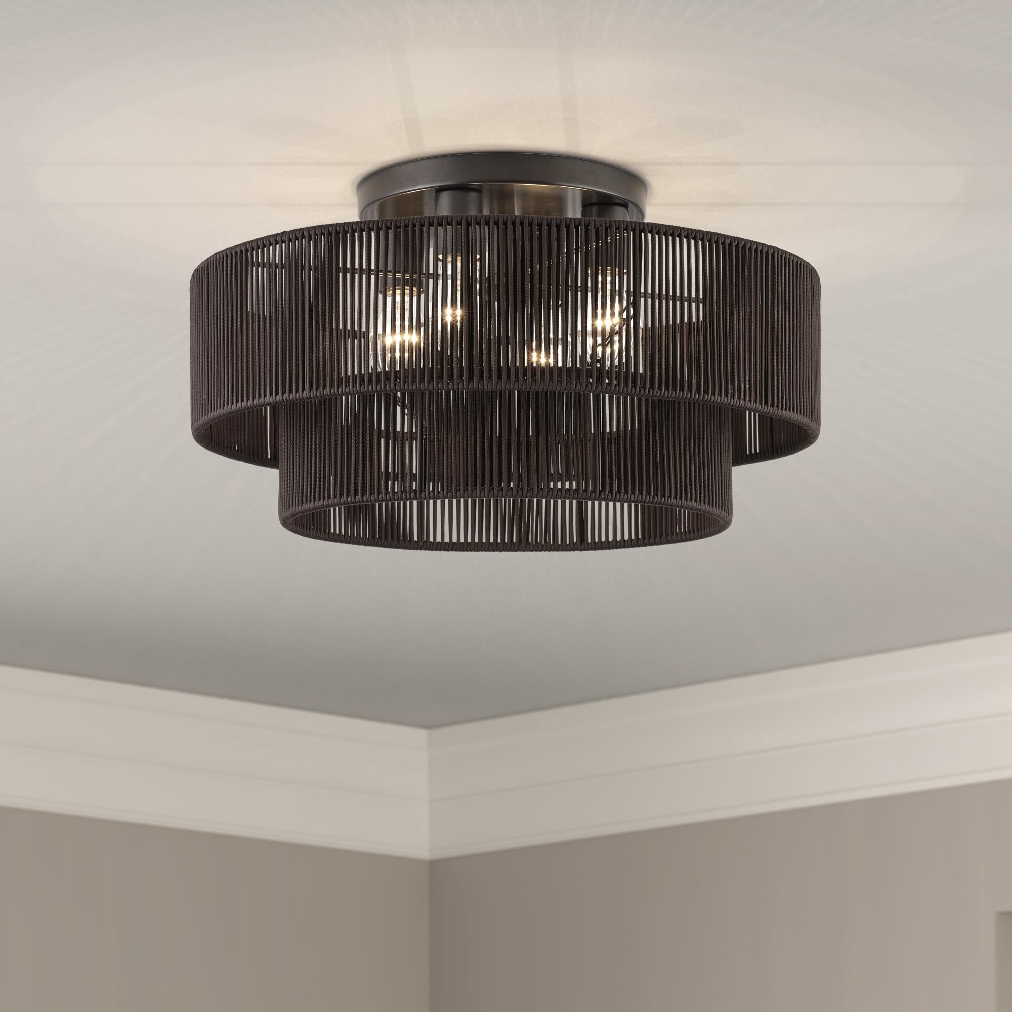 Acordia 21 Inch Semi Flush Mount by Livex Lighting