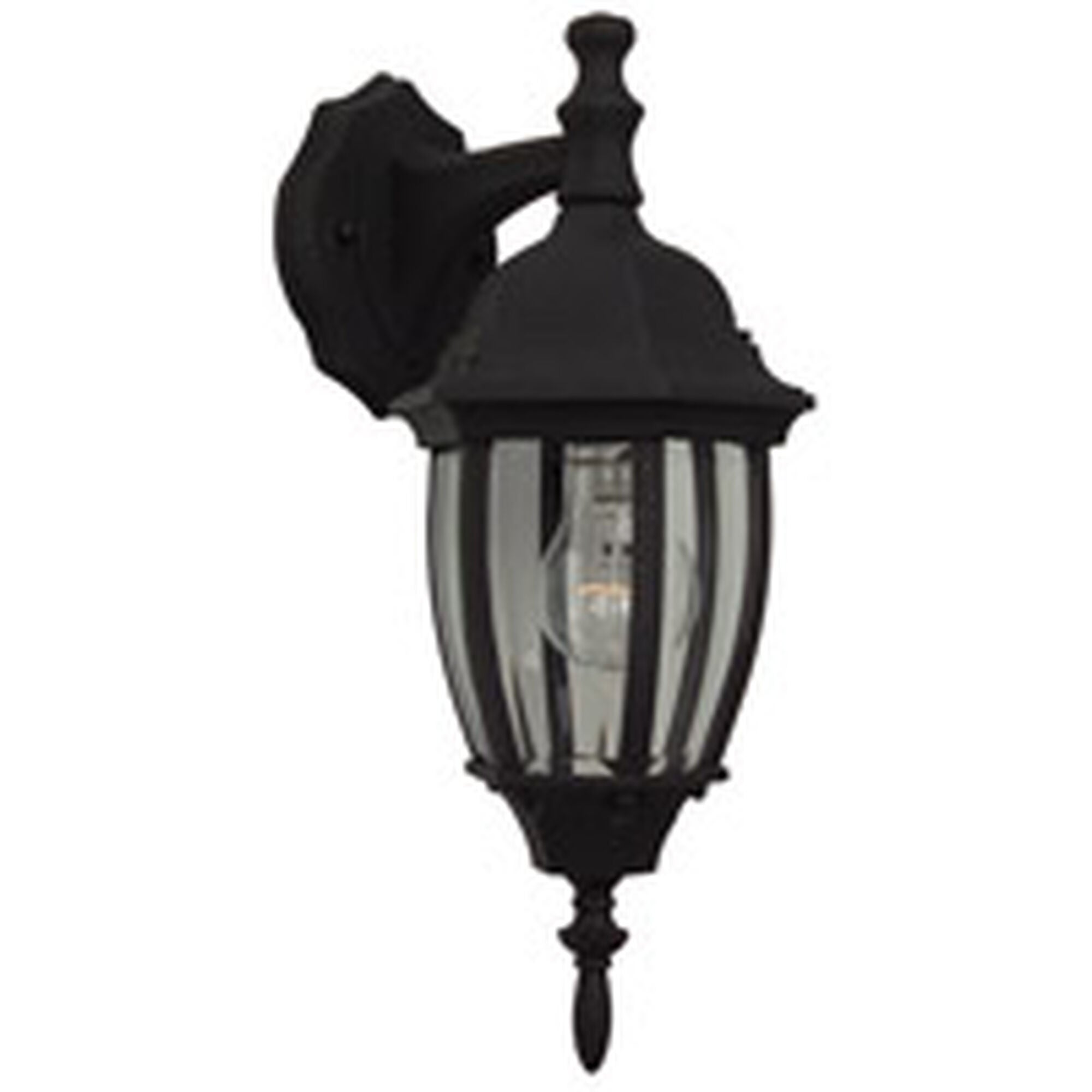 Bent Glass 16 Inch Outdoor Wall Light,