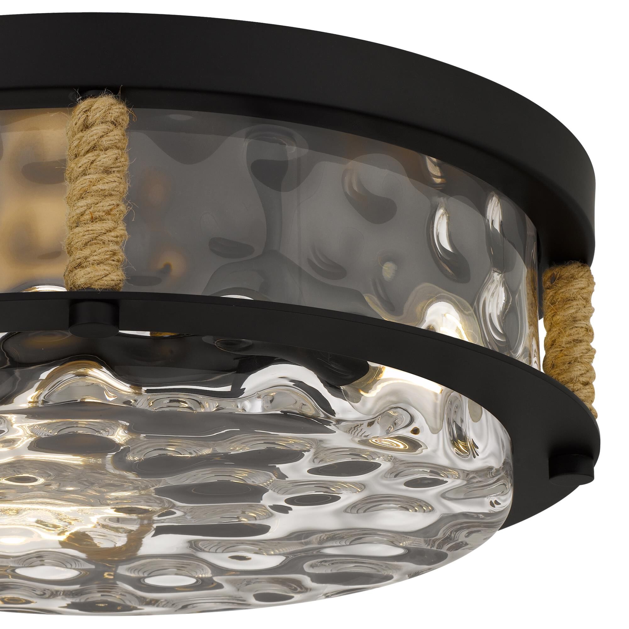 Baltic 16 Inch Flush Mount by Quoizel