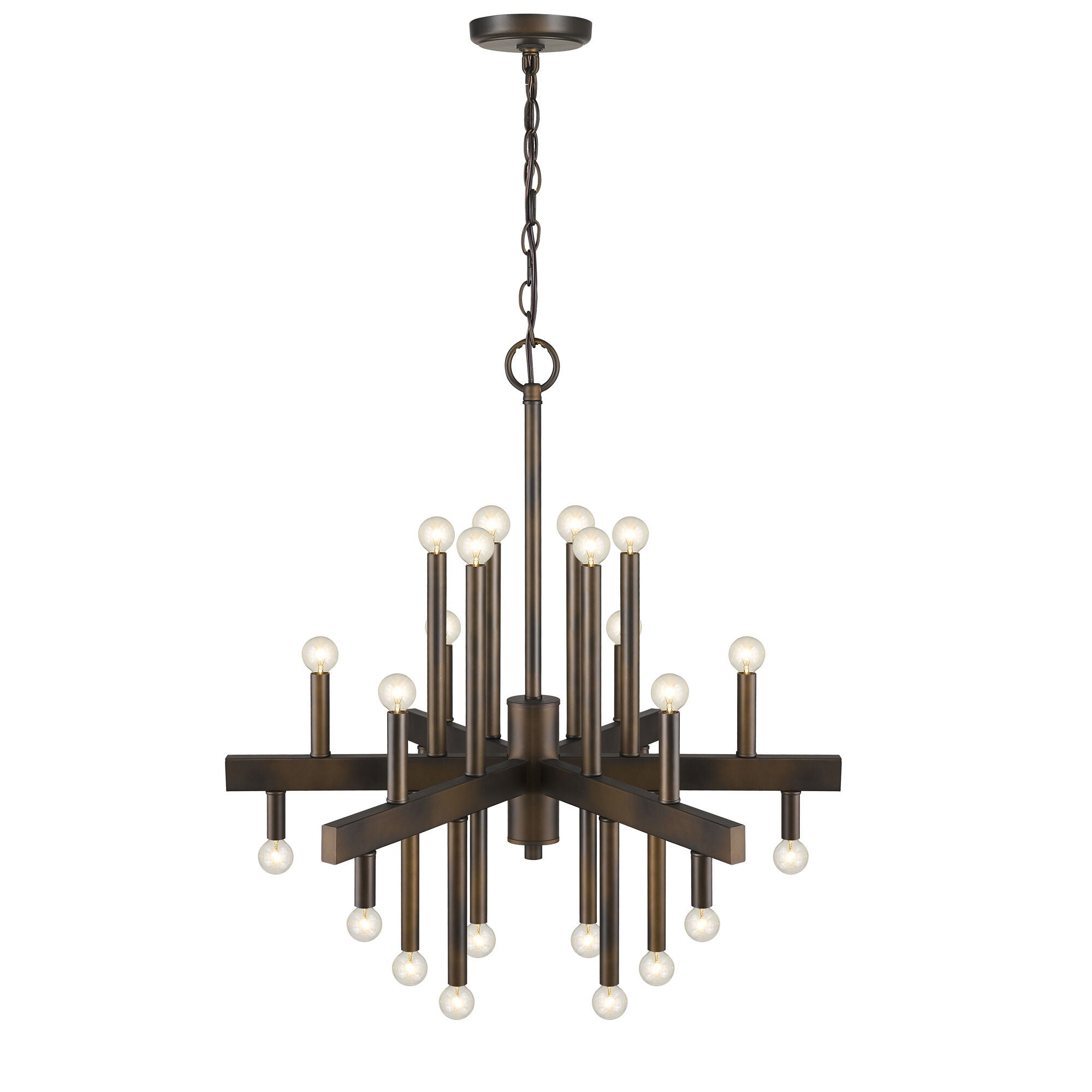 Shown in Oil-Rubbed Bronze finish and -- glass and -- shade