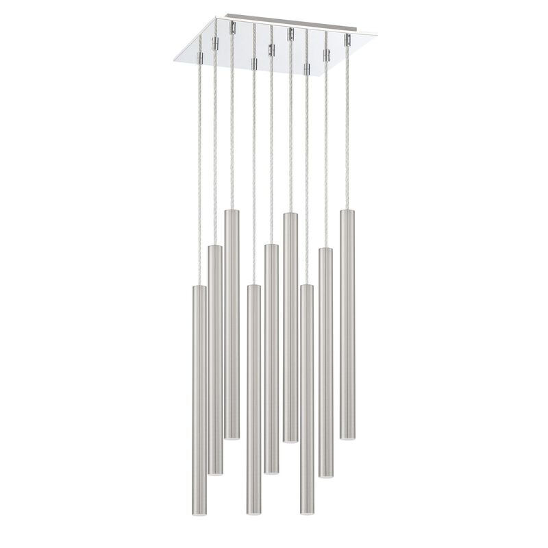 Forest 14 Inch 9 Light LED Linear Suspension Light by Z-Lite