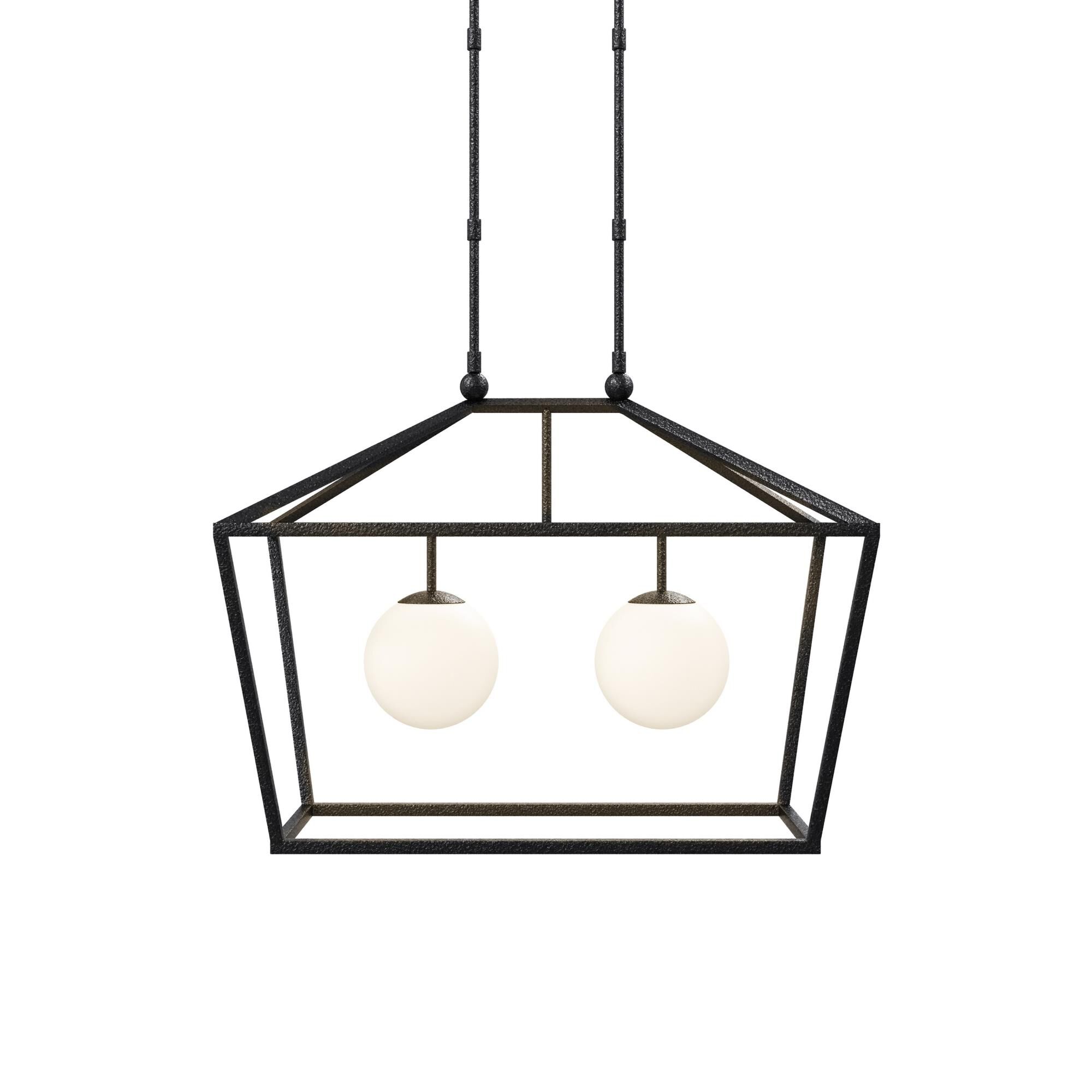 Shown in Black and Frosted White finish