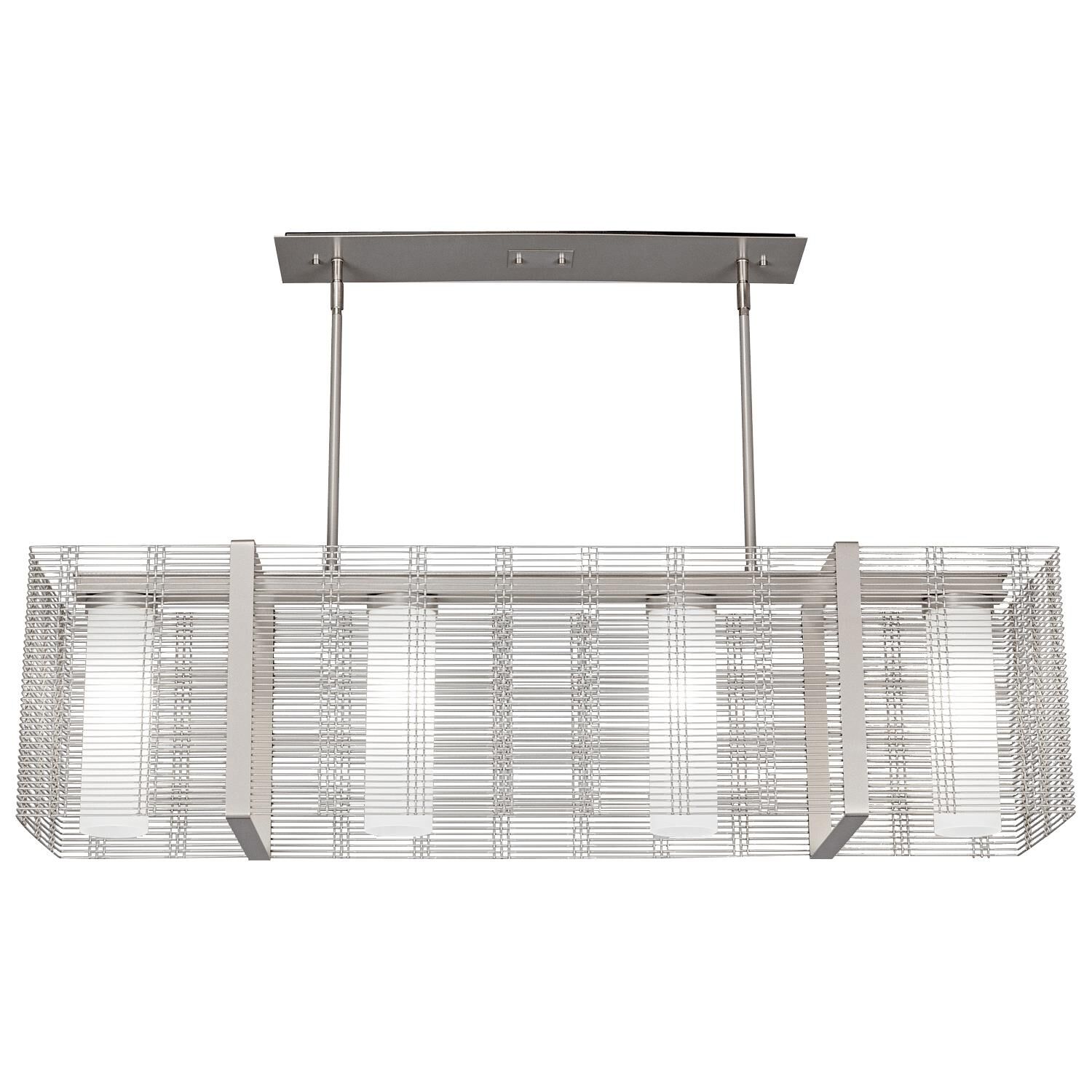 Downtown Mesh 44 Inch 4 Light Linear Suspension Light by Hammerton Studio