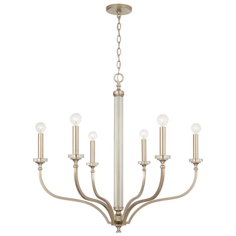 Breigh 32 Inch 6 Light Chandelier by Capital Lighting Fixture Company