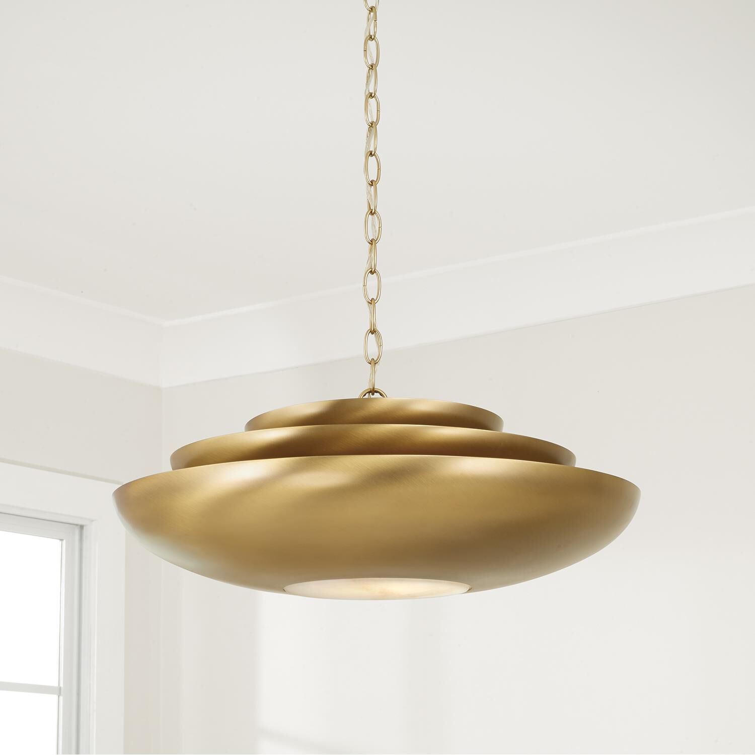Shown in Aged Brass finish