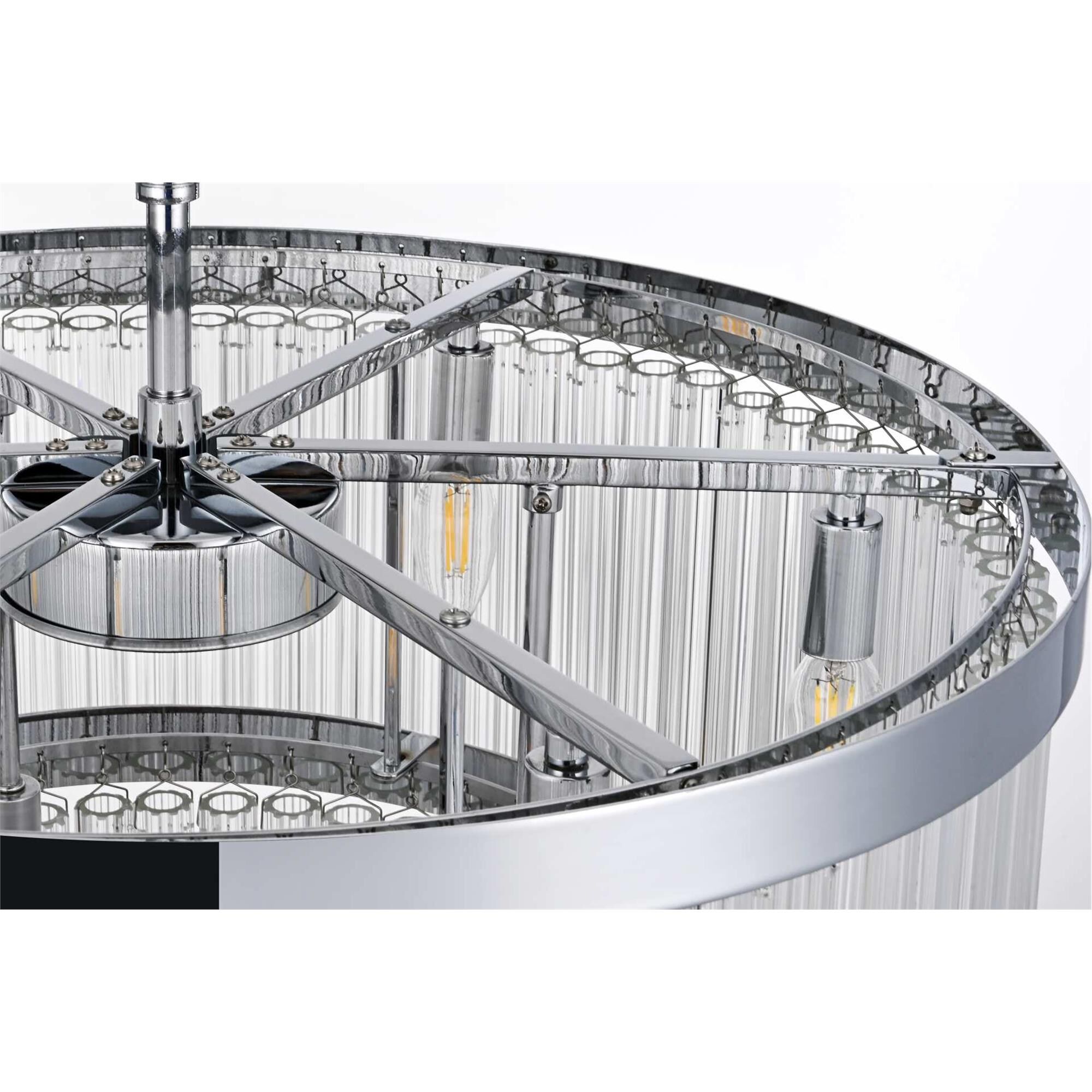 Harlow 24 Inch Chandelier by Elegant Lighting