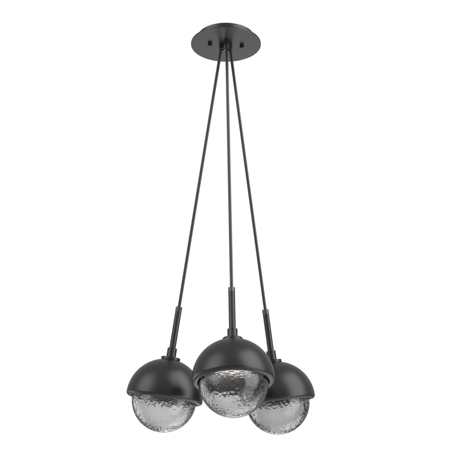 Shown in Matte Black finish and Smoke glass and Metal Shade Matching Finish accent