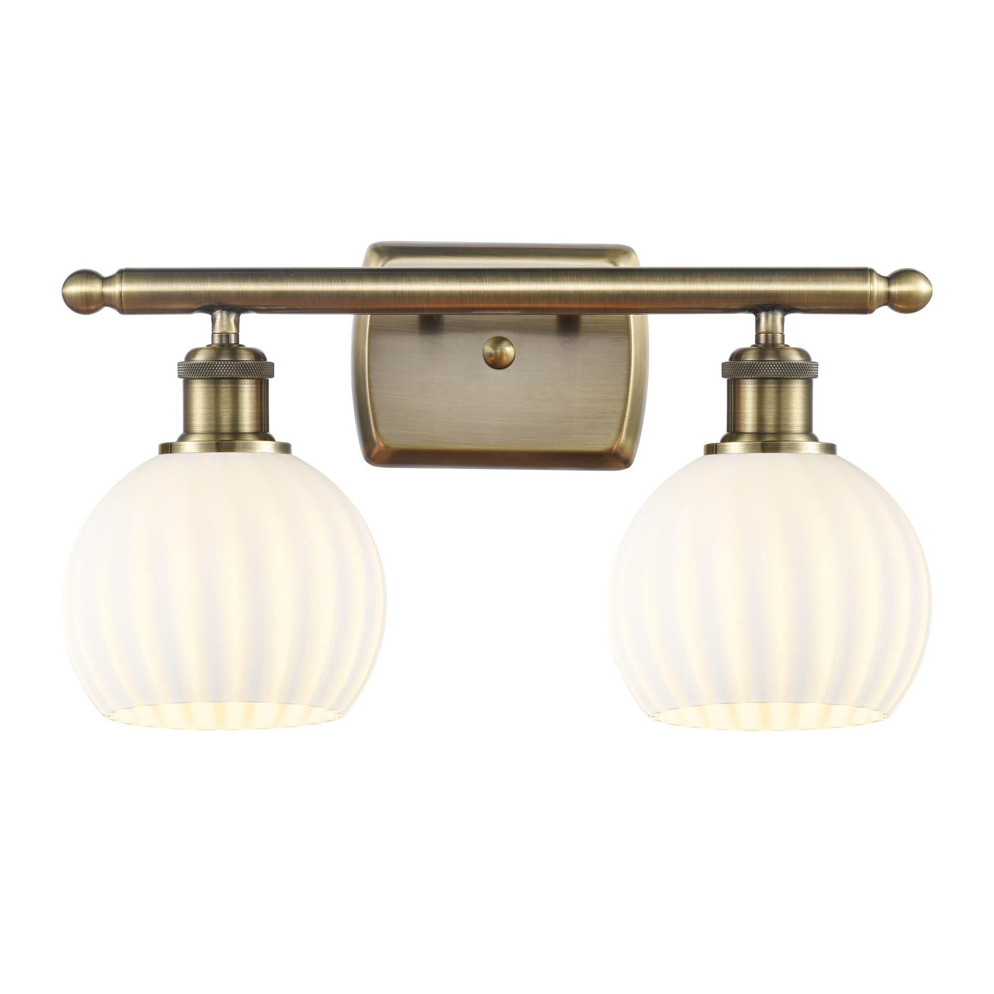 Bruno Marashlian White Venetian 16 Inch Bath Vanity Light by Innovations Lighting